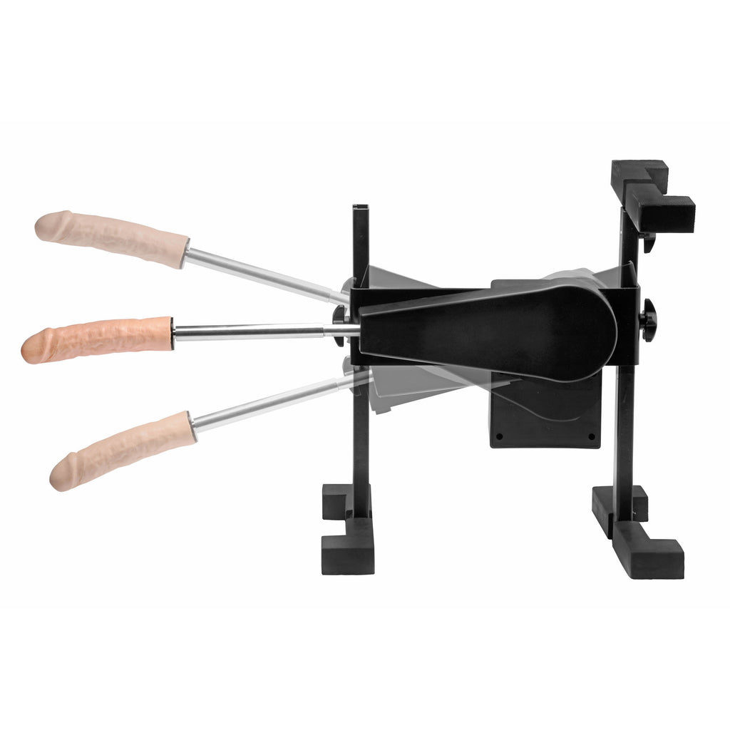 LoveBotz Deluxe Versa Fuk Supercharged Sex Machine Kit Black