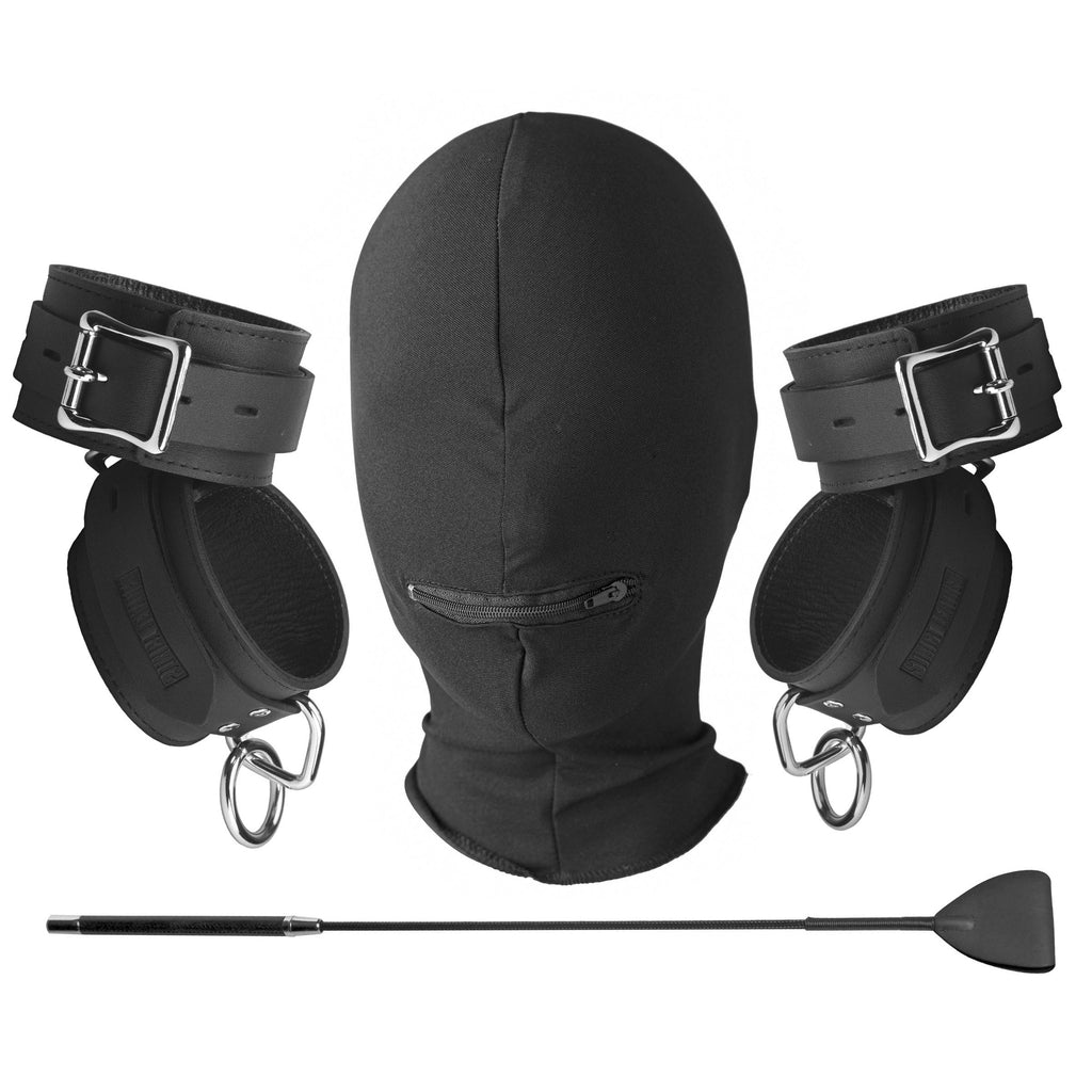Master Series Intro to FemDom Bondage Kit Black