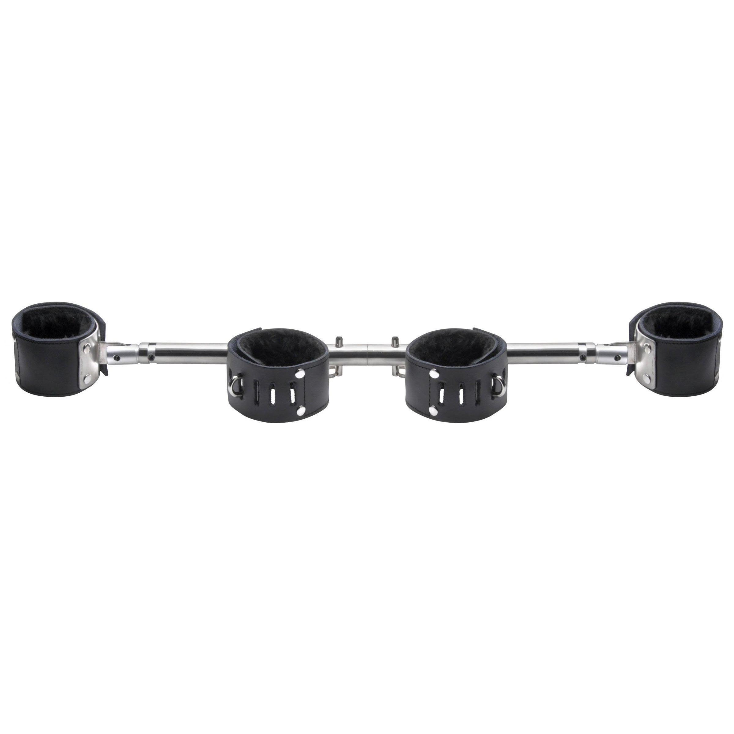 Master Series Unrestricted Access Spreader Bar Kit with Ring Gag Black