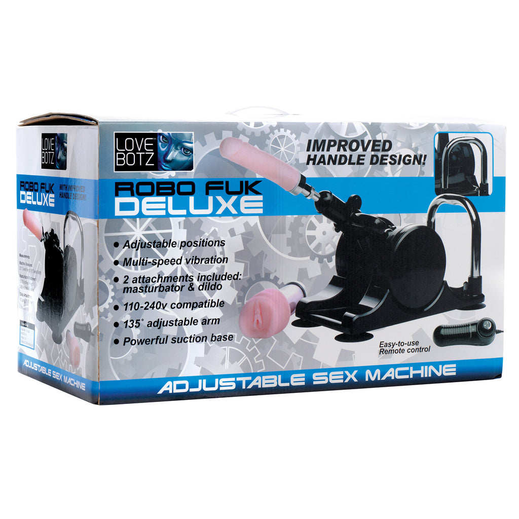 LoveBotz LoveBotz Robo Fuk Deluxe Adjustable Sex Machine Black