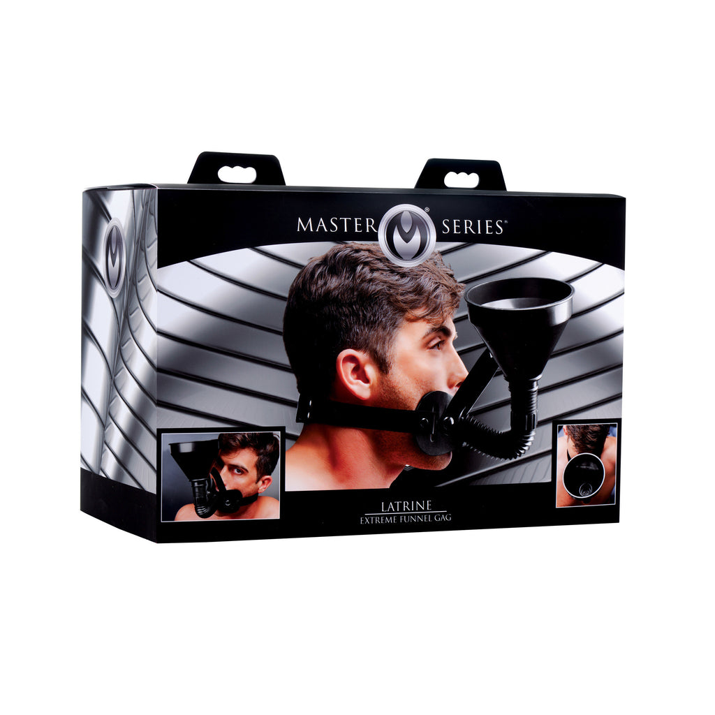 Master Series Latrine Extreme Funnel Gag Black