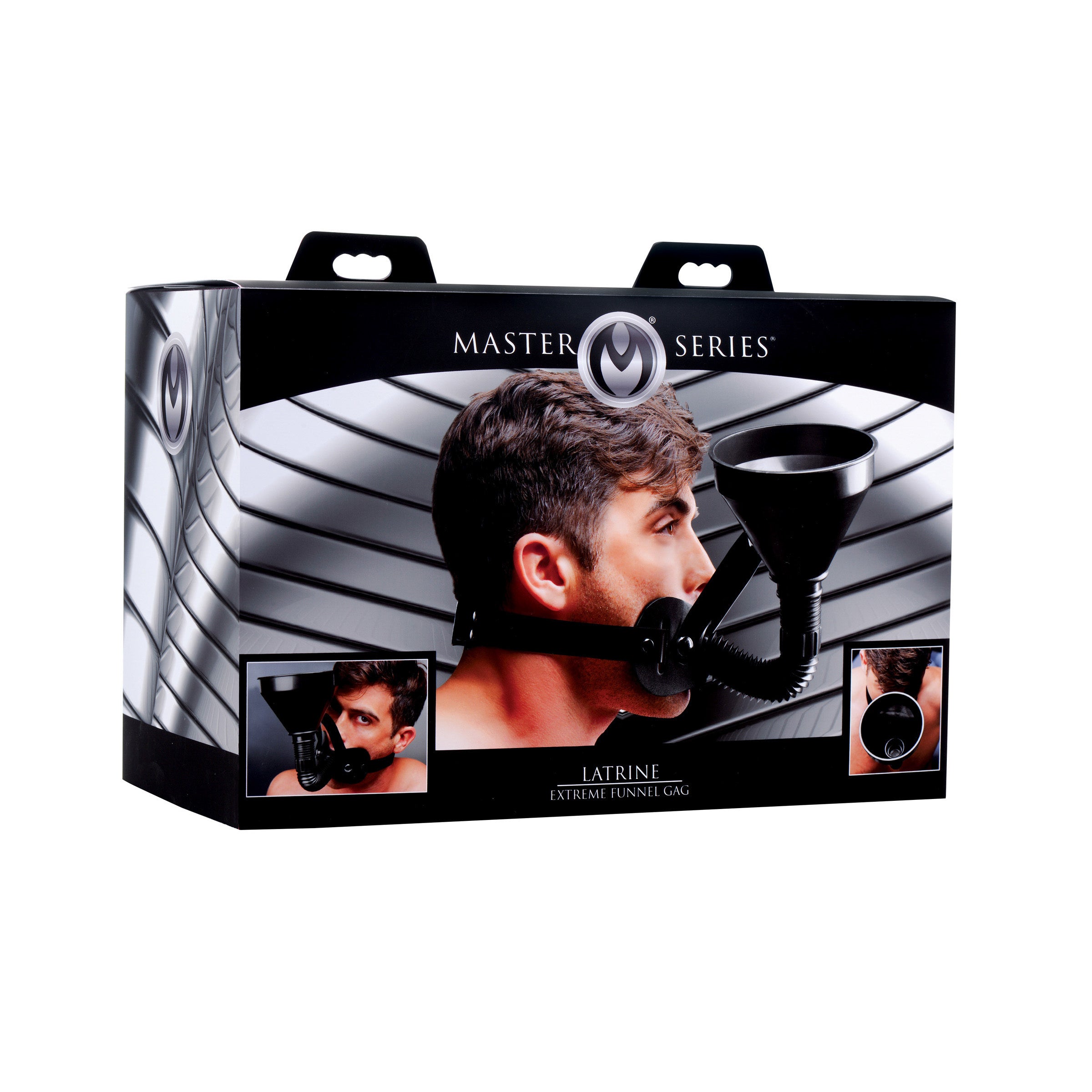 Master Series Latrine Extreme Funnel Gag Black
