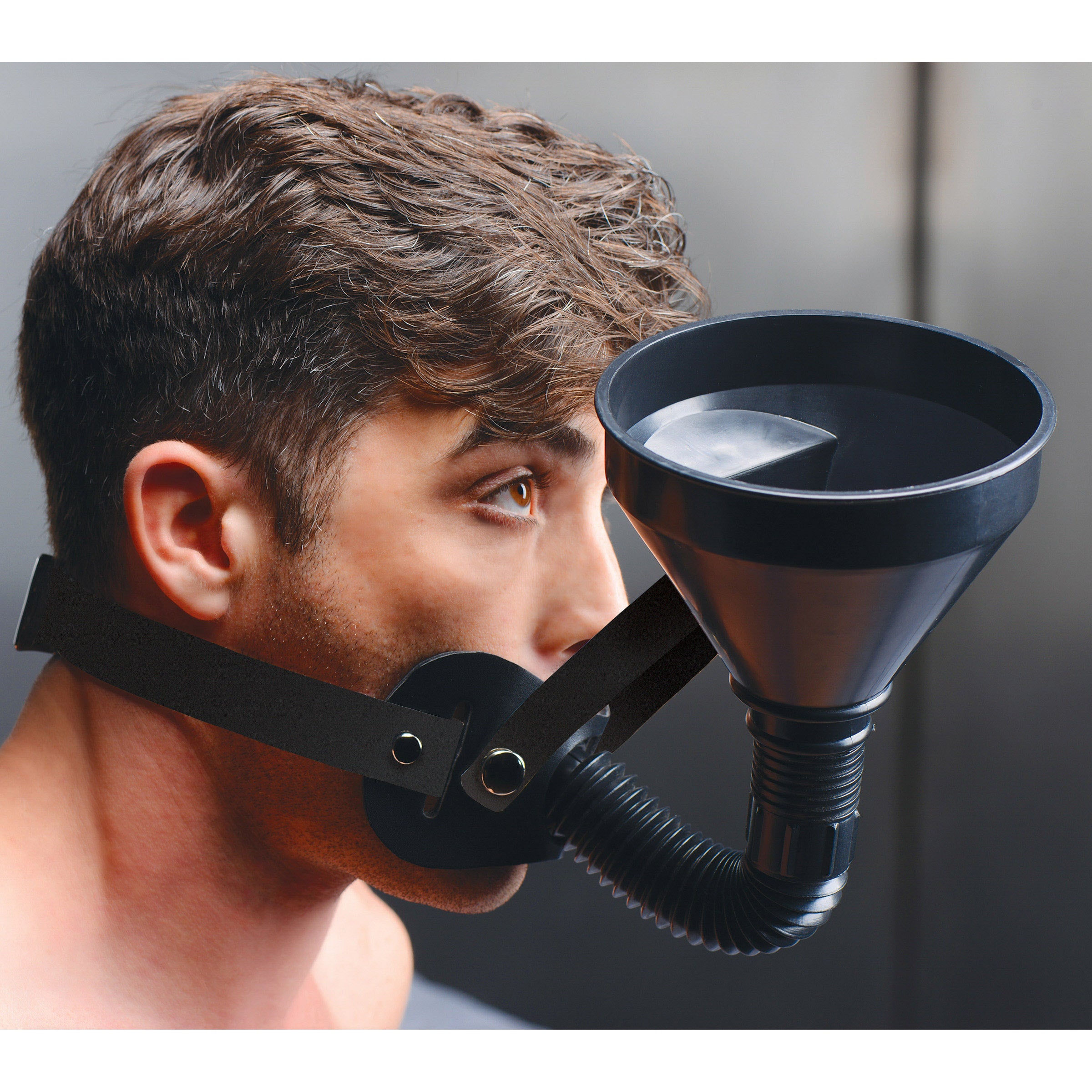 Master Series Latrine Extreme Funnel Gag Black