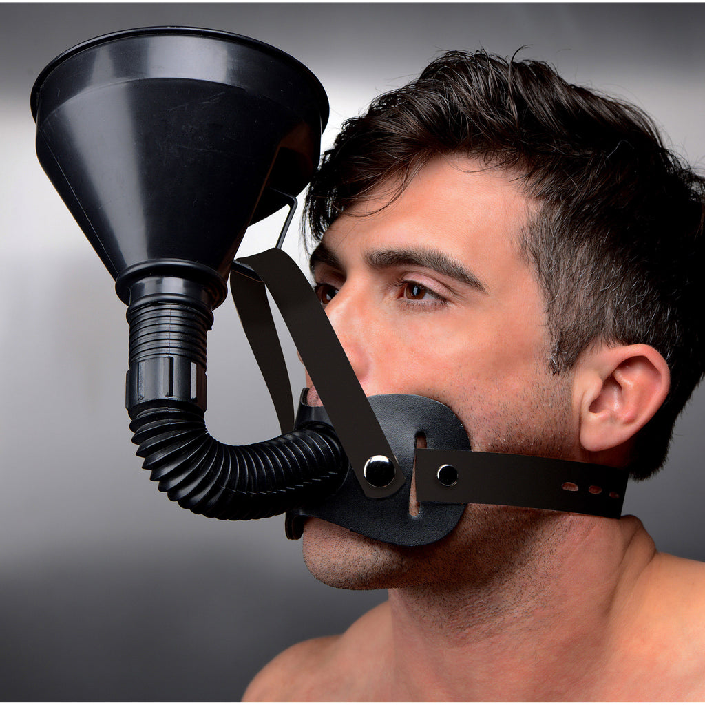 Master Series Latrine Extreme Funnel Gag Black