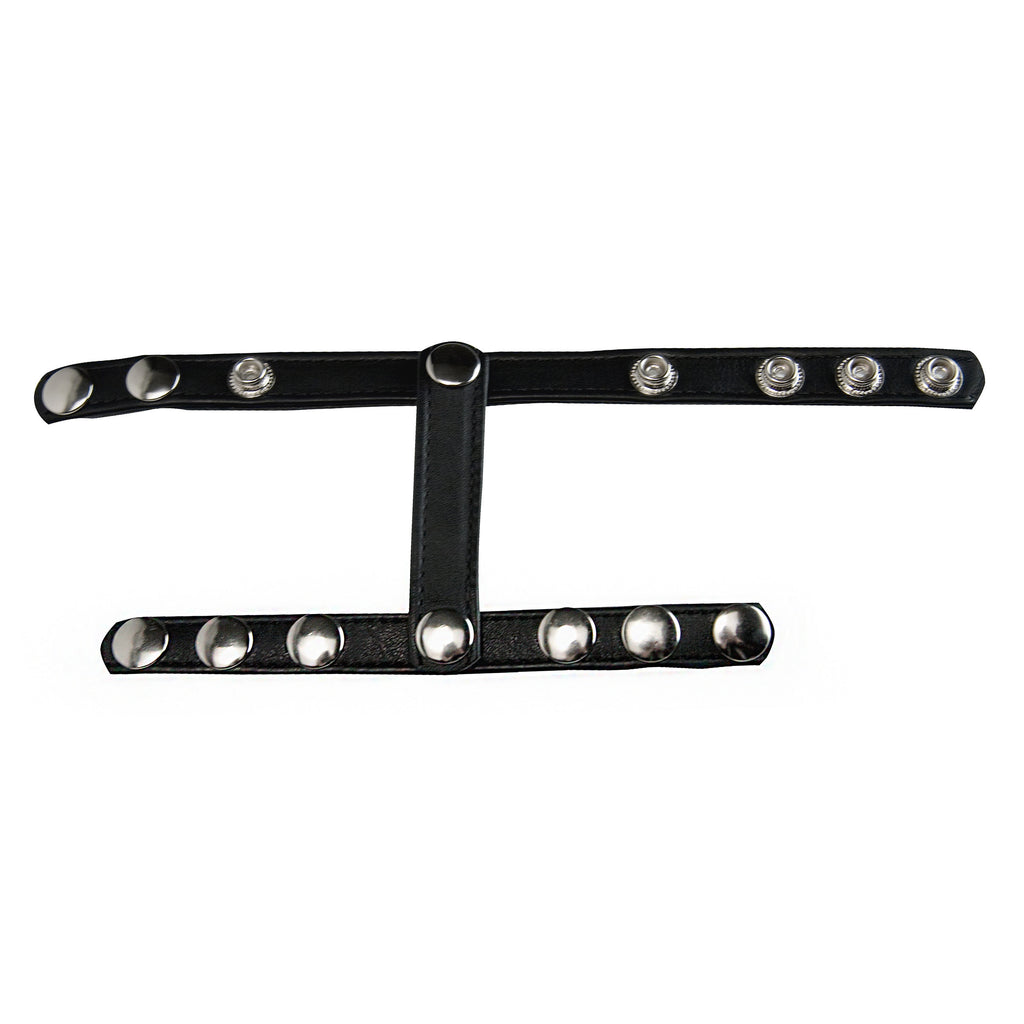 STRICT Snap-On Cock and Ball Harness Black