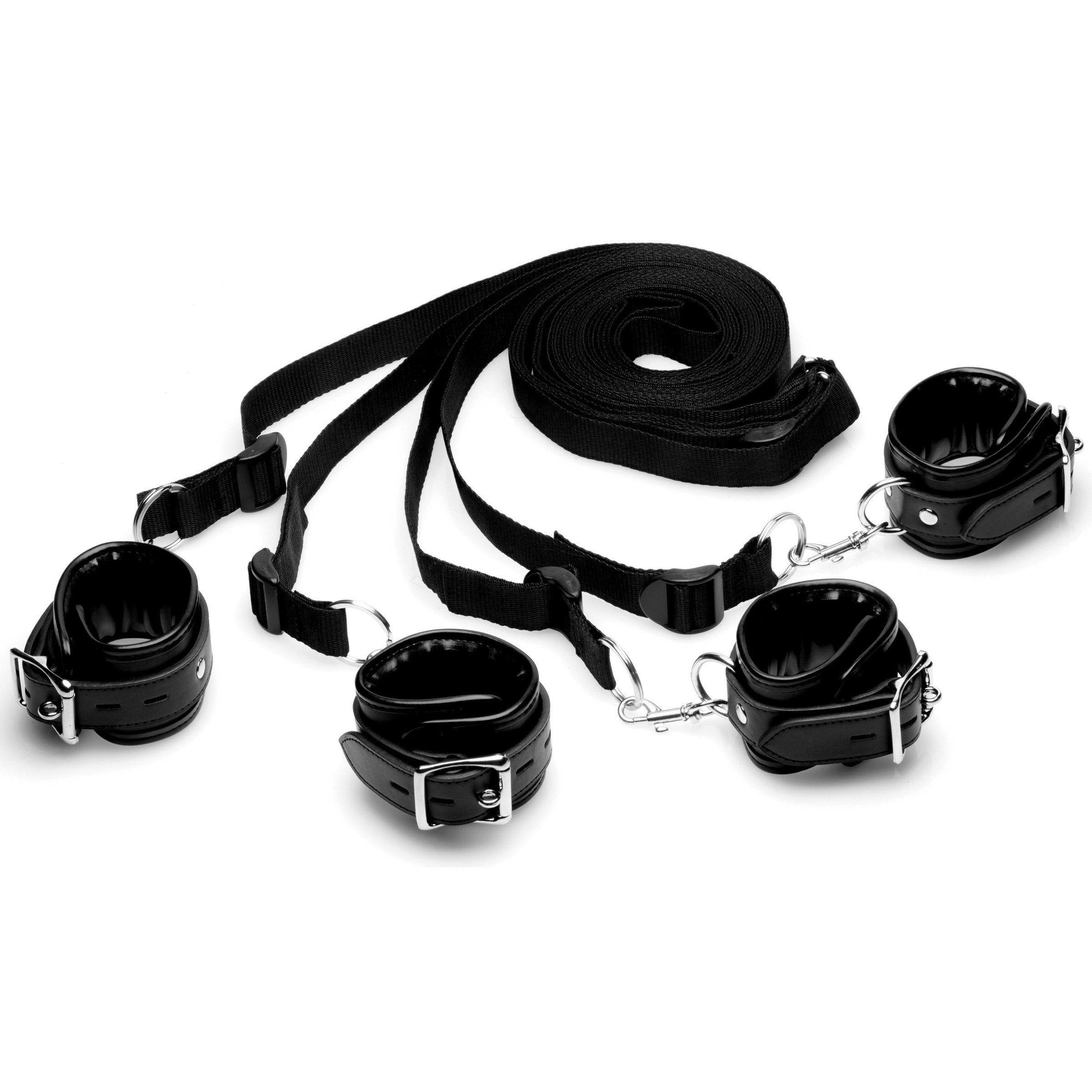 STRICT Deluxe Bed Restraint Kit Black