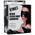 STRICT Black Fleece Lined Blindfold Black