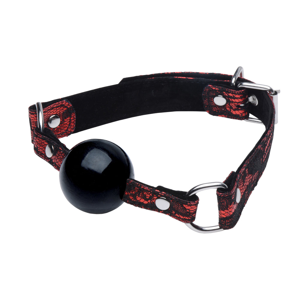 Frisky Laced Up 5 Piece Bondage Set Red