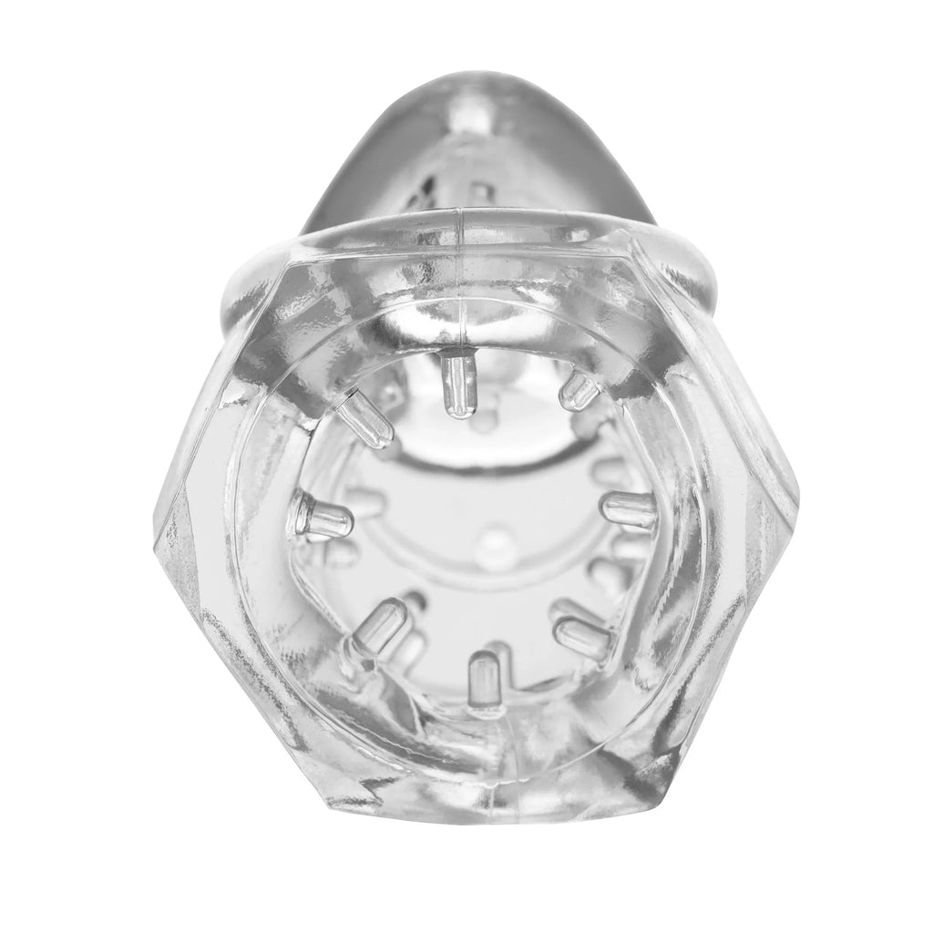 Master Series Detained 2.0 Restrictive Chastity Cage with Nubs - IntimaVibes