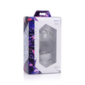 Prisms Erotic Glass Molten Wide Glass Butt Plug Clear