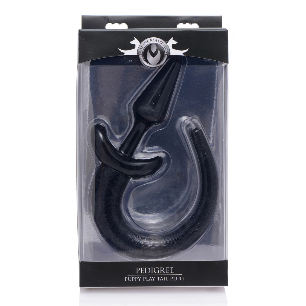 Master Series Pedigree Puppy Play Tail Plug Black