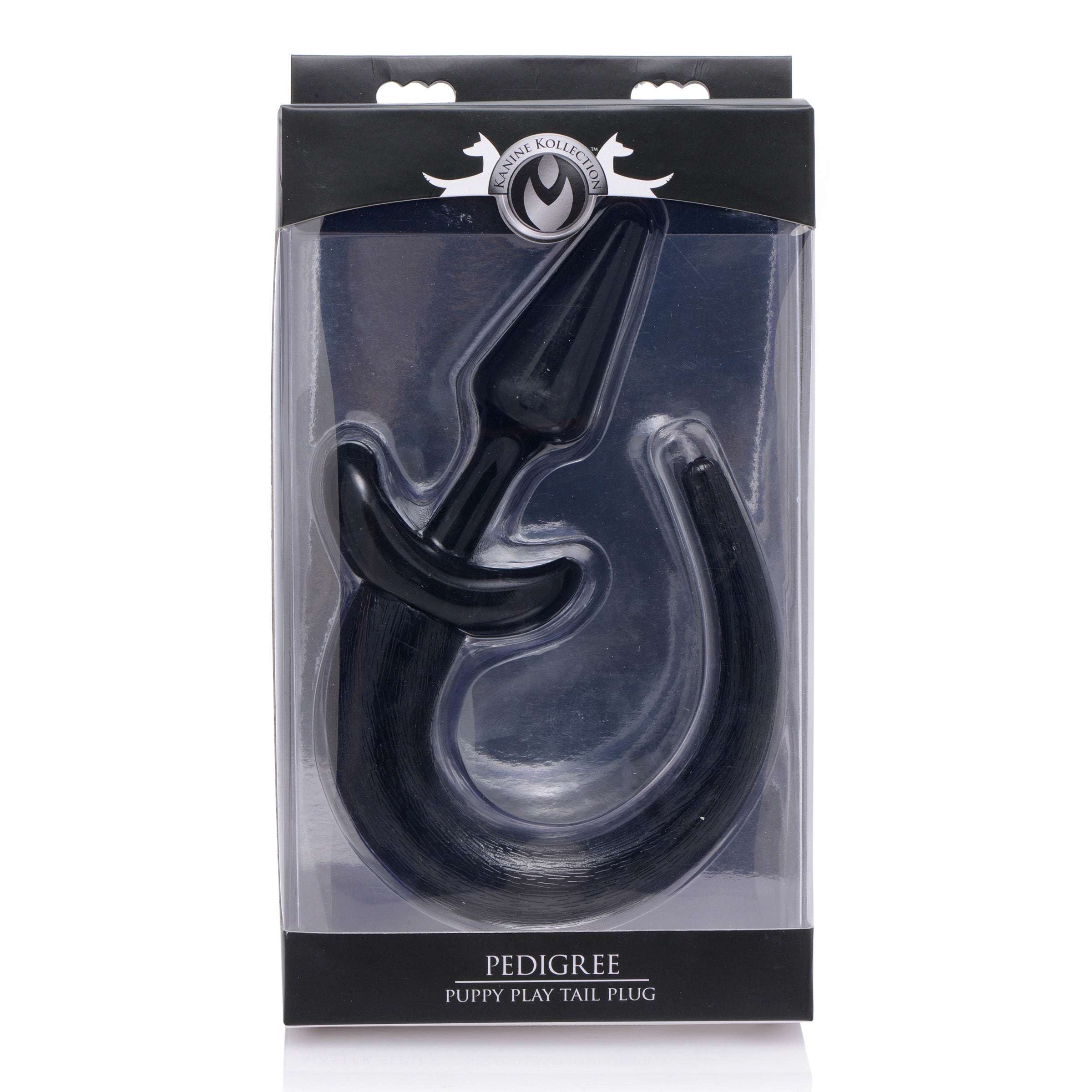 Master Series Pedigree Puppy Play Tail Plug Black
