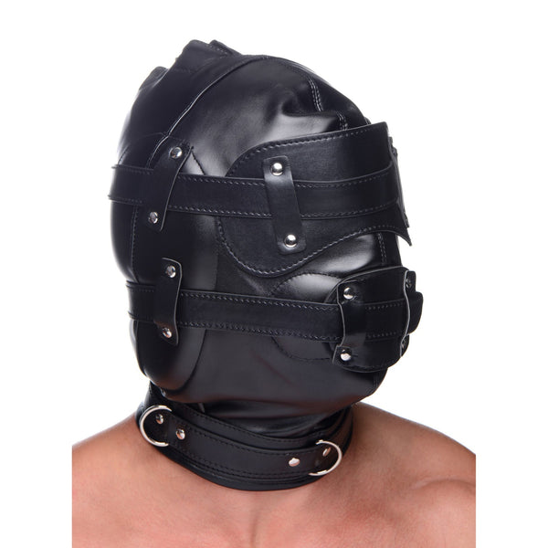XR Brands Bondage Hood with Penis Gag