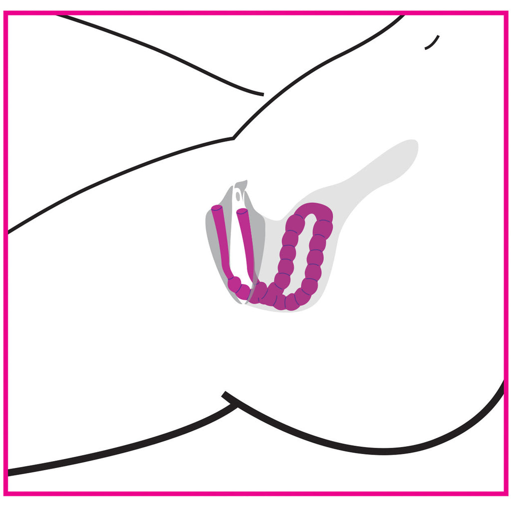 Frisky Petal Pusher Silicone Labia Spreader Pink
