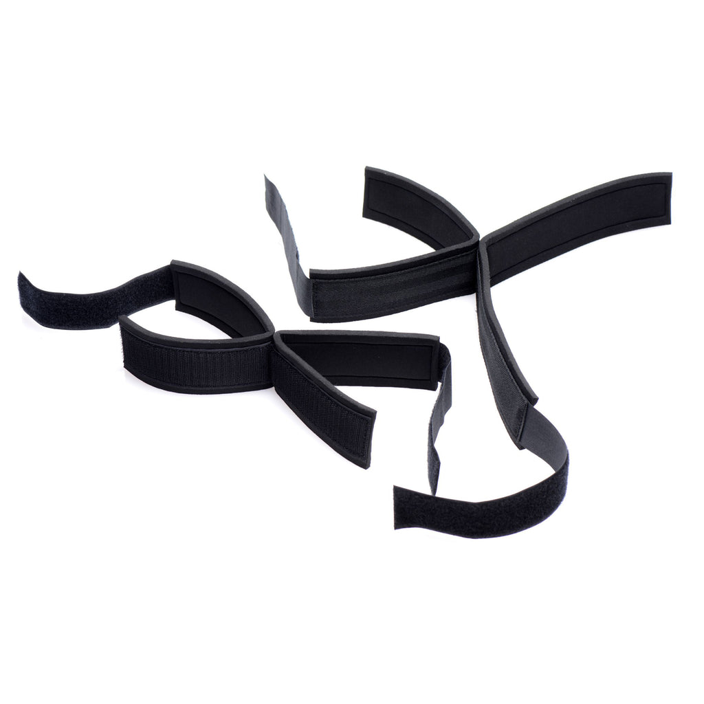 Frisky Two Timer Double Leg and Arm Restraints Black