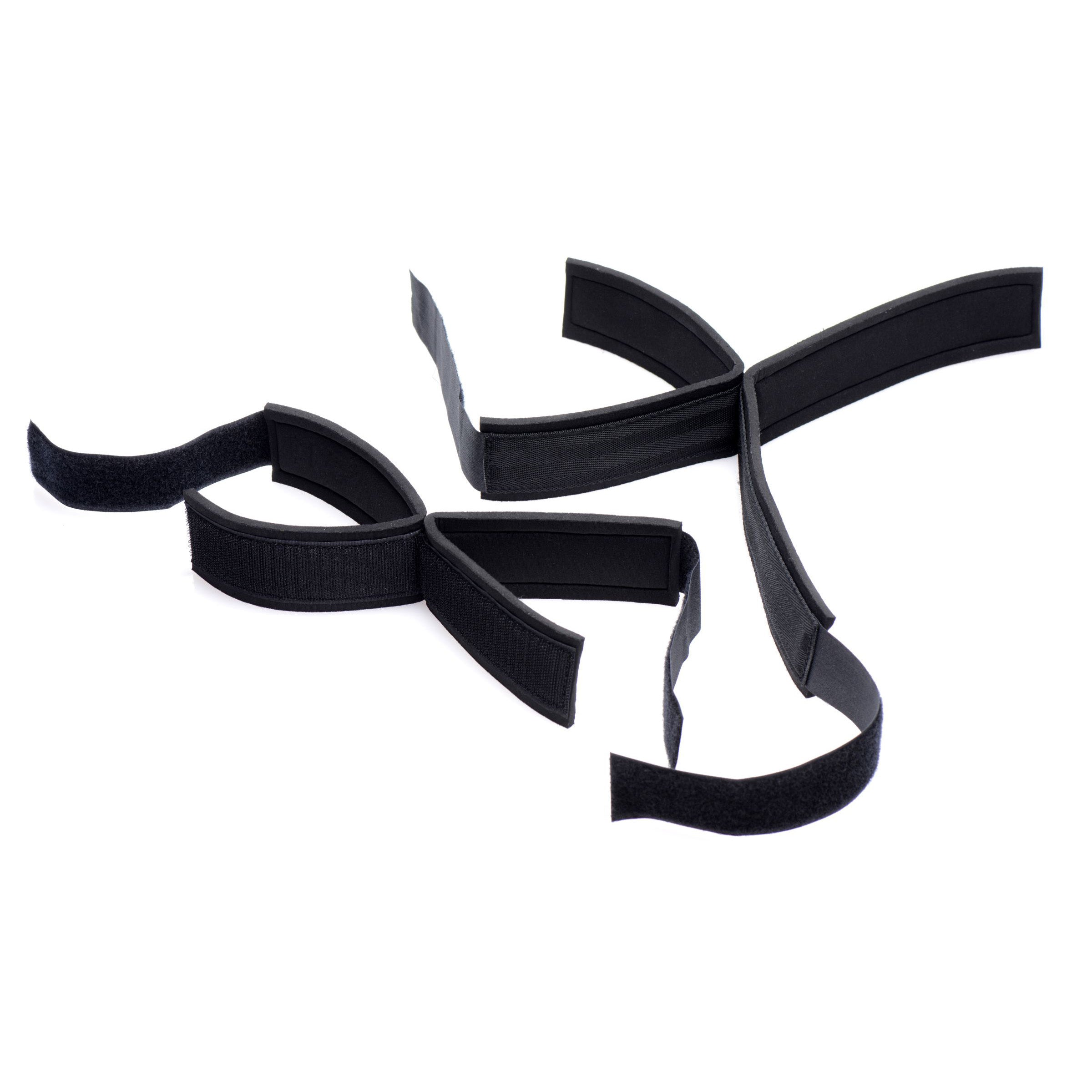 Frisky Two Timer Double Leg and Arm Restraints Black