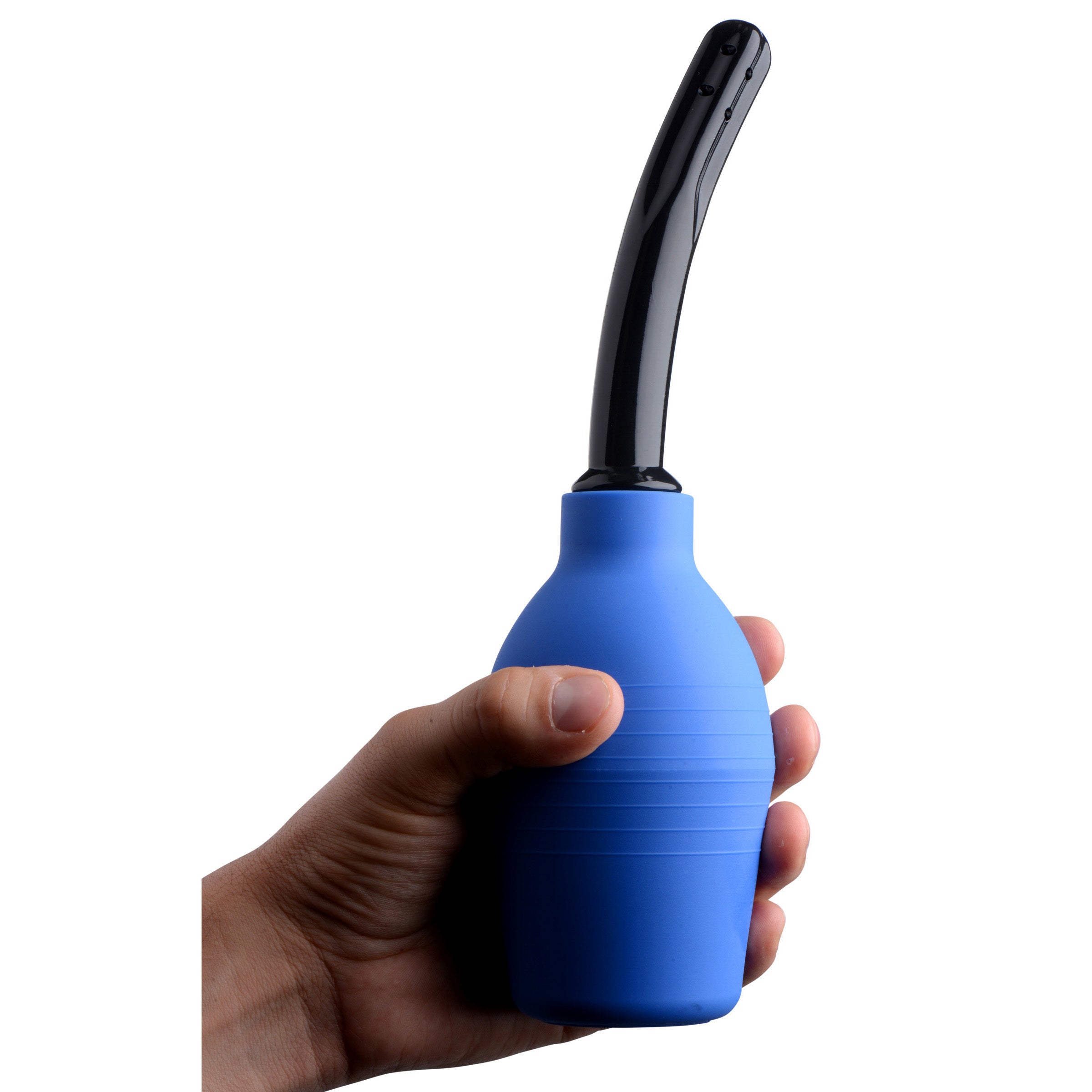 CleanStream Premium One-Way Valve Enema Douche Blue