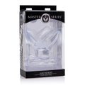 Master Series Anchored Clear Anal Plug Clear
