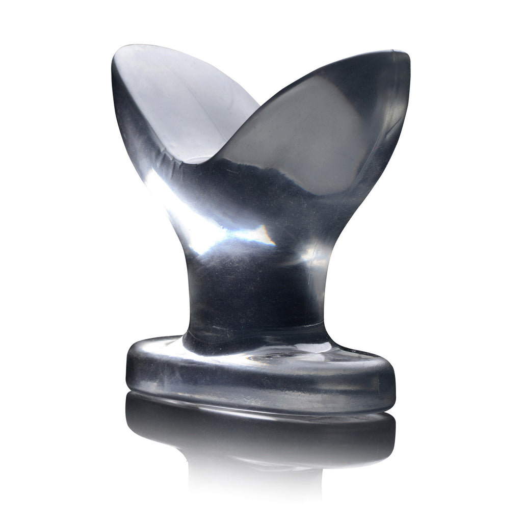 Master Series Anchored Clear Anal Plug Clear