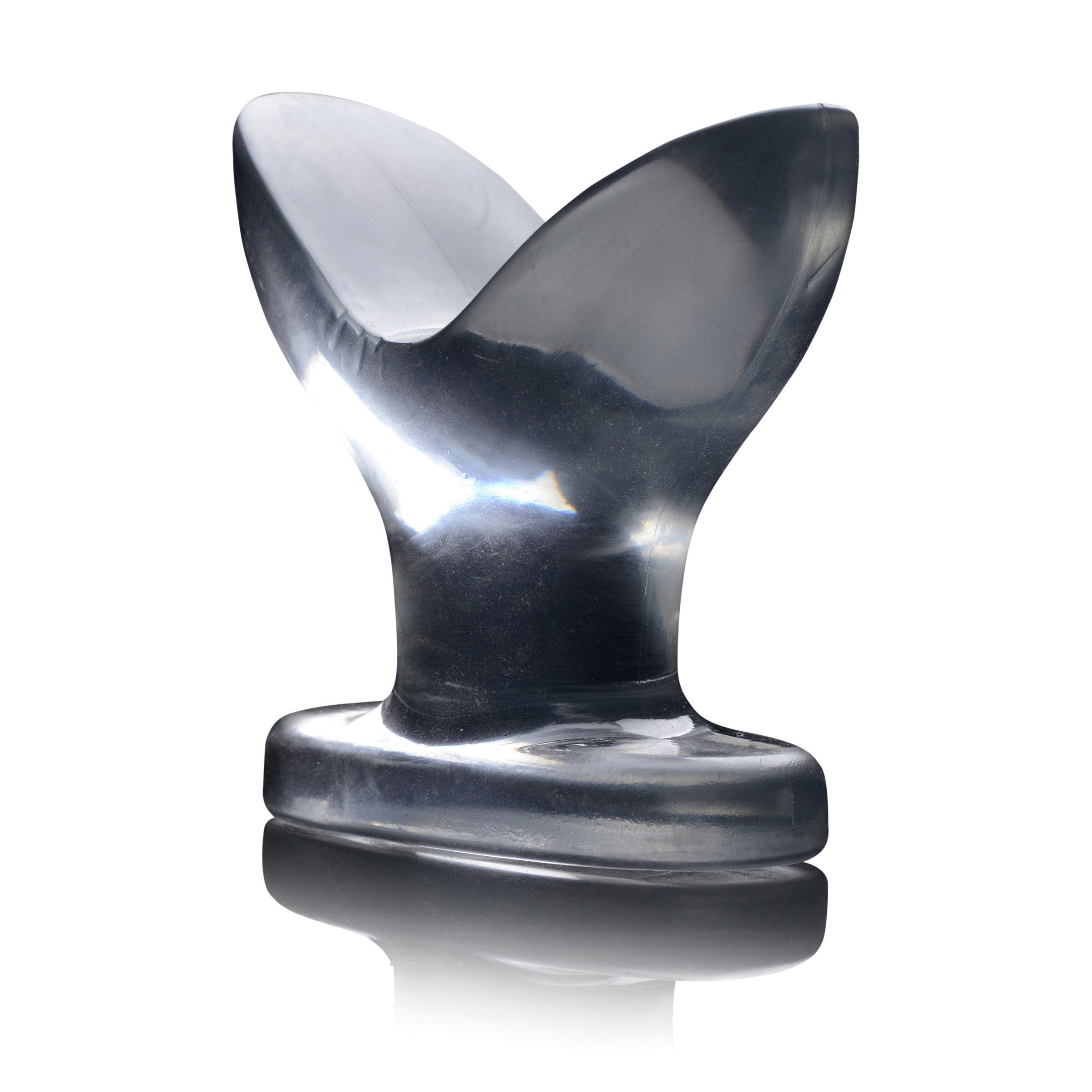 Master Series Anchored Clear Anal Plug Clear