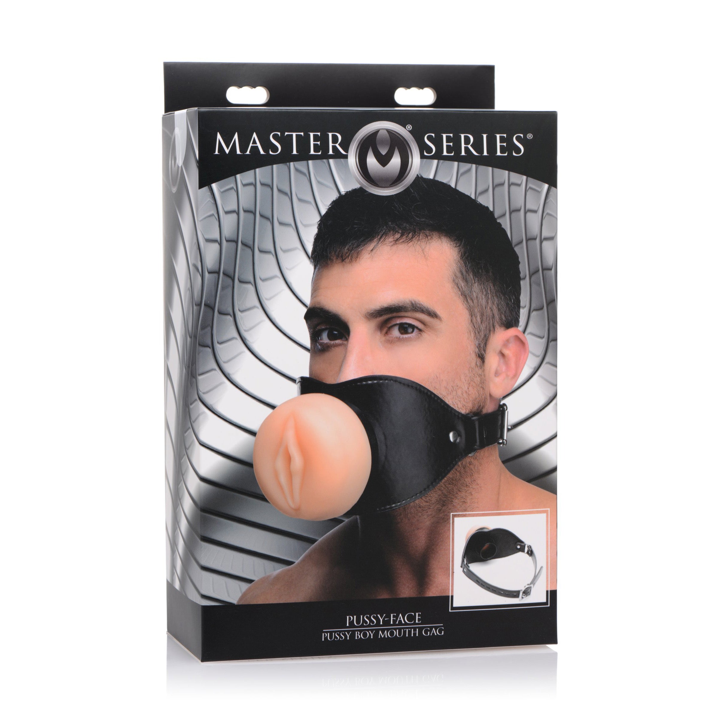 Master Series Pussy Face Oral Sex Mouth Gag Black