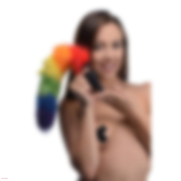 XR Brands Rainbow Tail Anal Plug