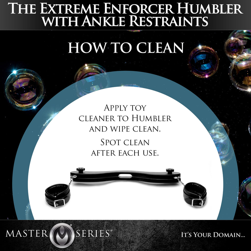 Master Series The Extreme Enforcer Humbler with Ankle Restraints Black