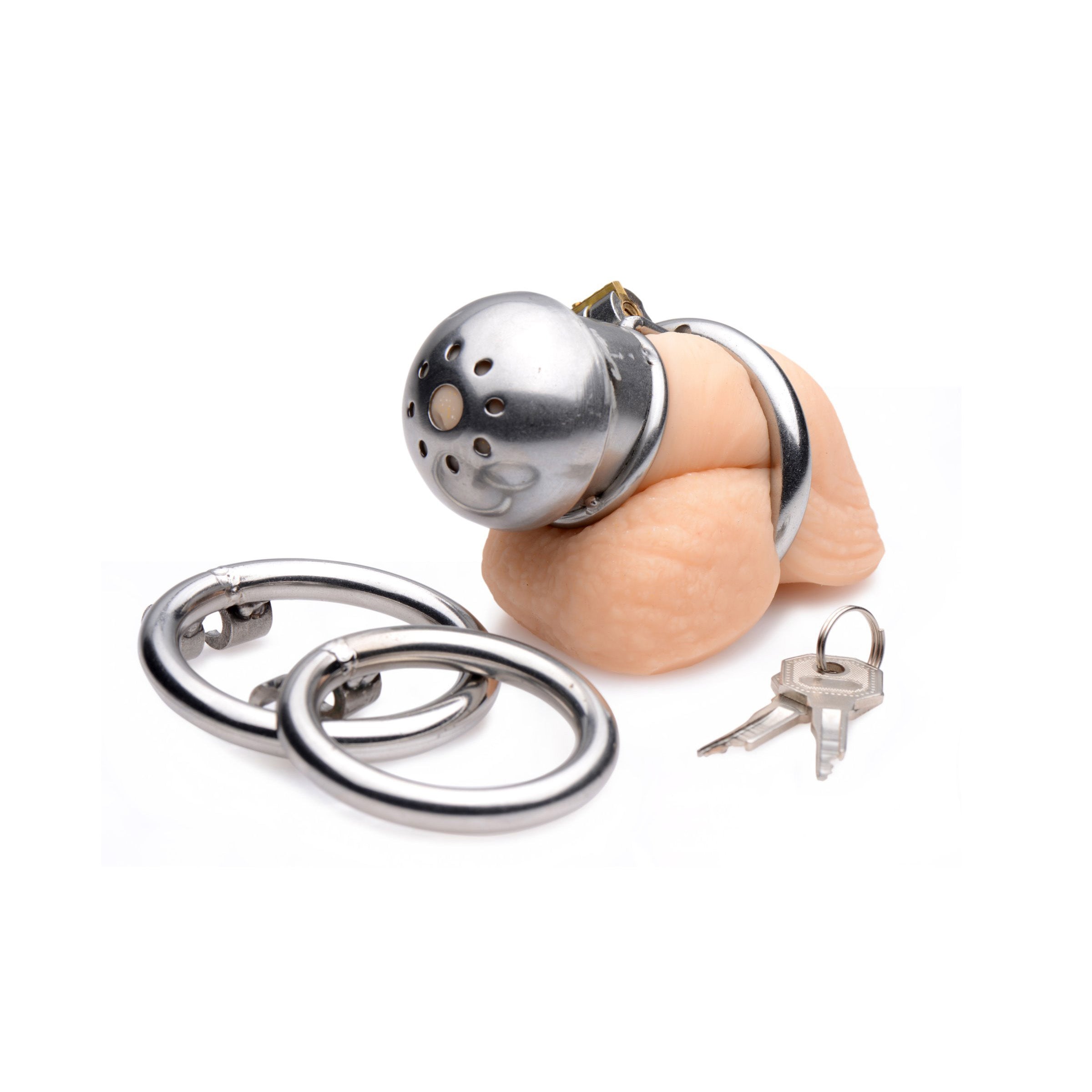 Master Series Exile Deluxe Locking Stainless Steel Confinement Cage Grey