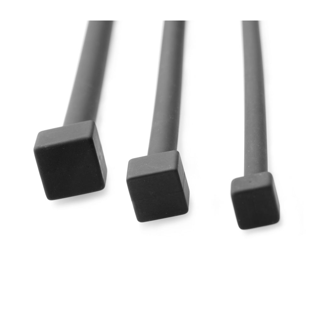 Master Series Bolted Deluxe Silicone Urethral Sounds Black