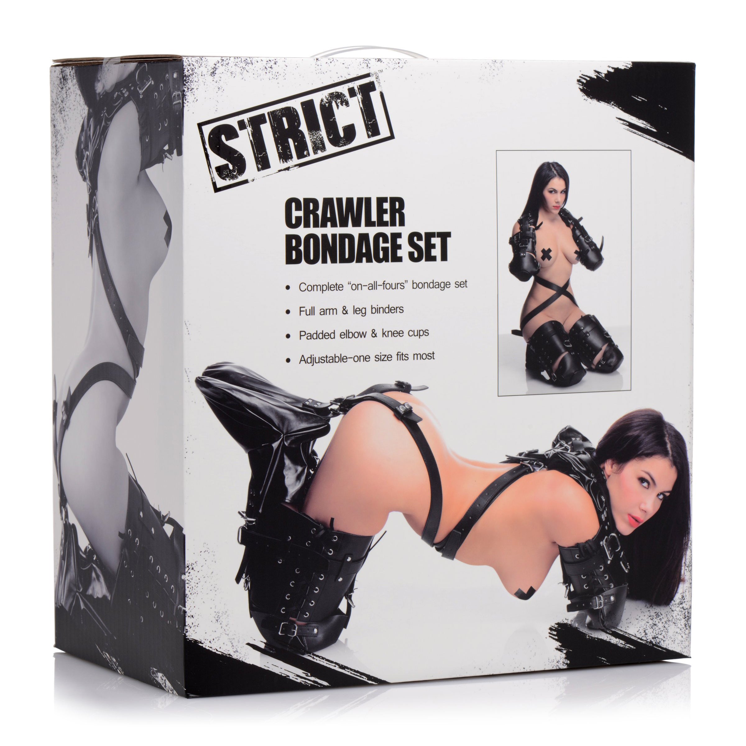 STRICT Pet Crawler Bondage Set Black