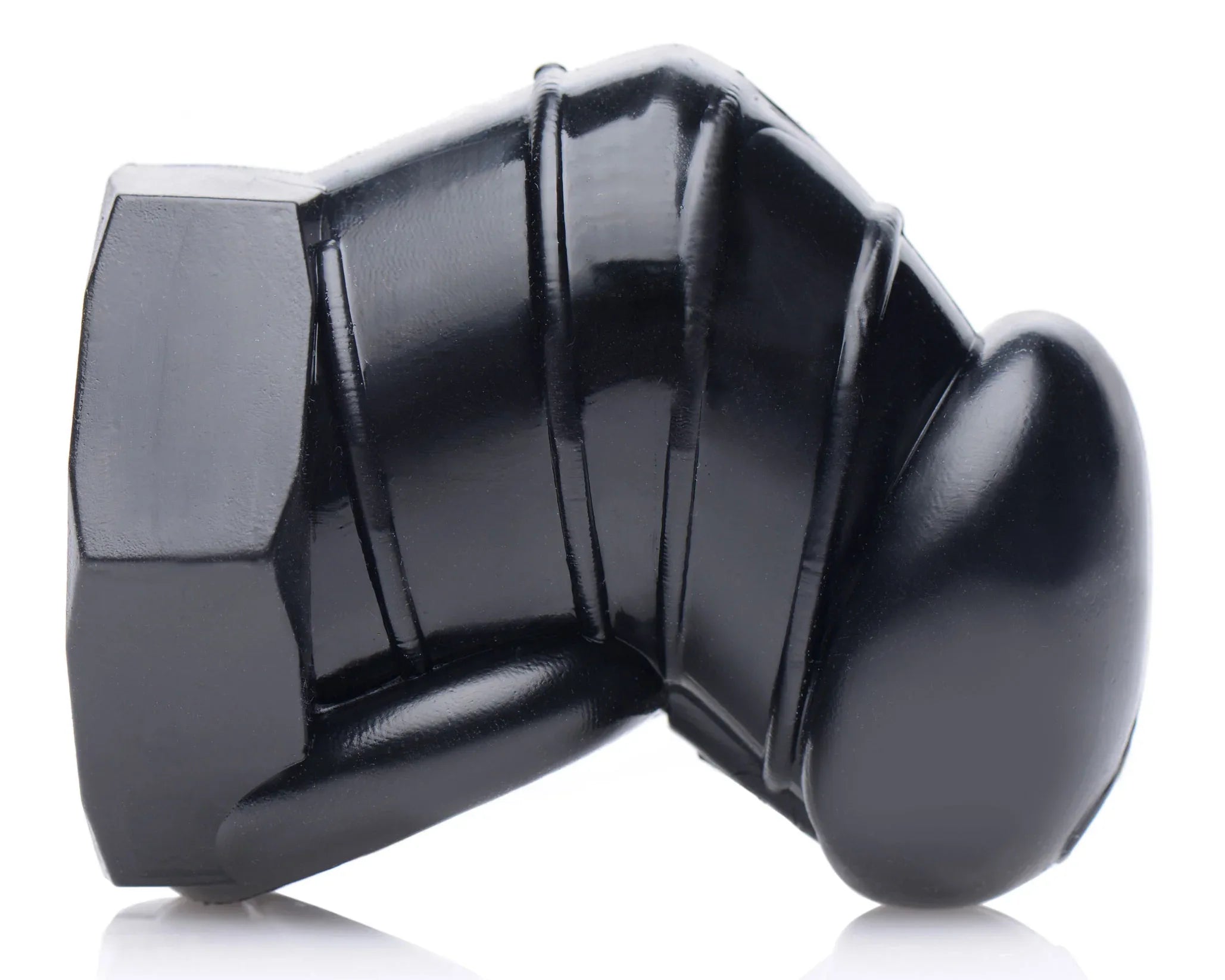 Master Series Detained - Black Restrictive Chastity Cage Black