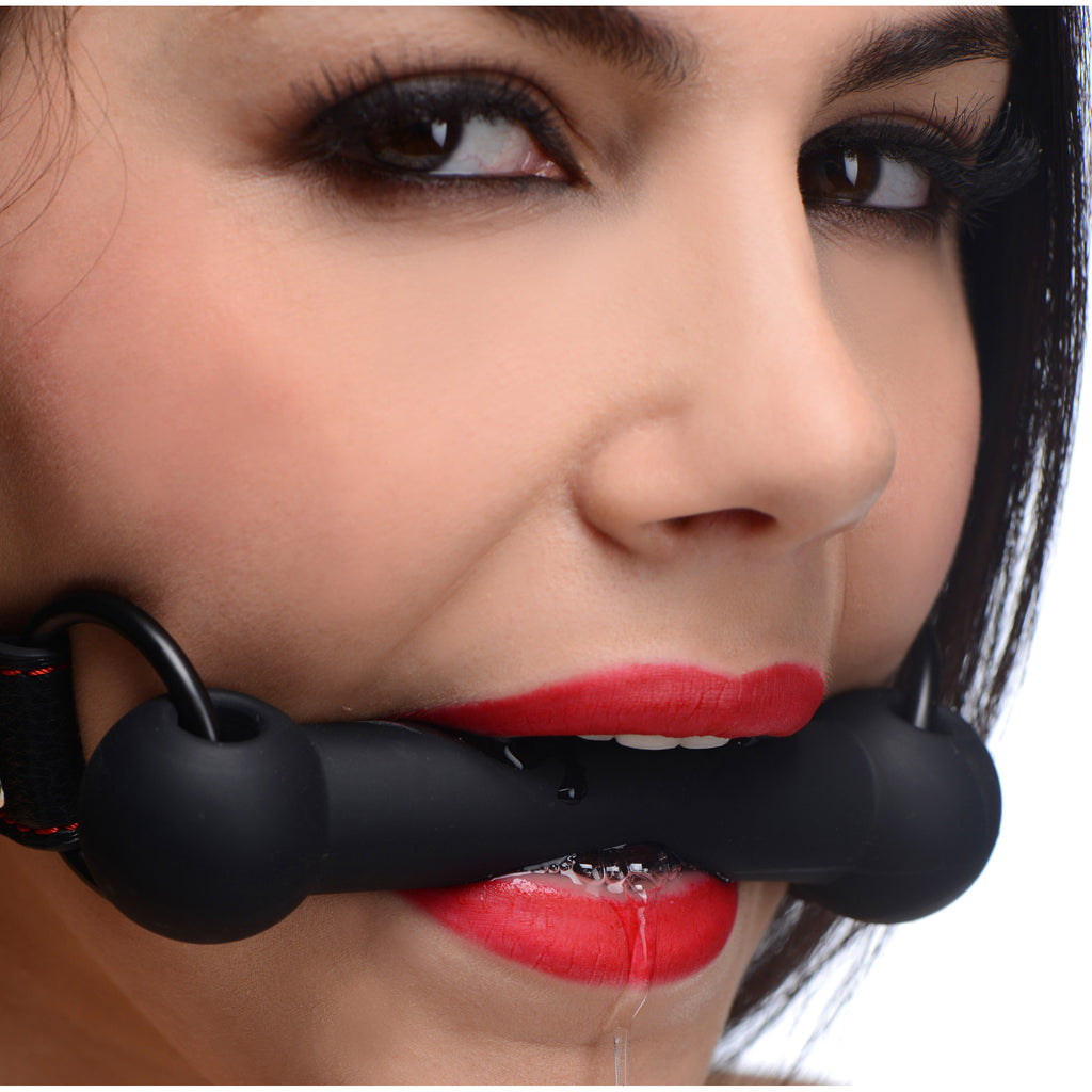 STRICT Silicone Bit Gag Black
