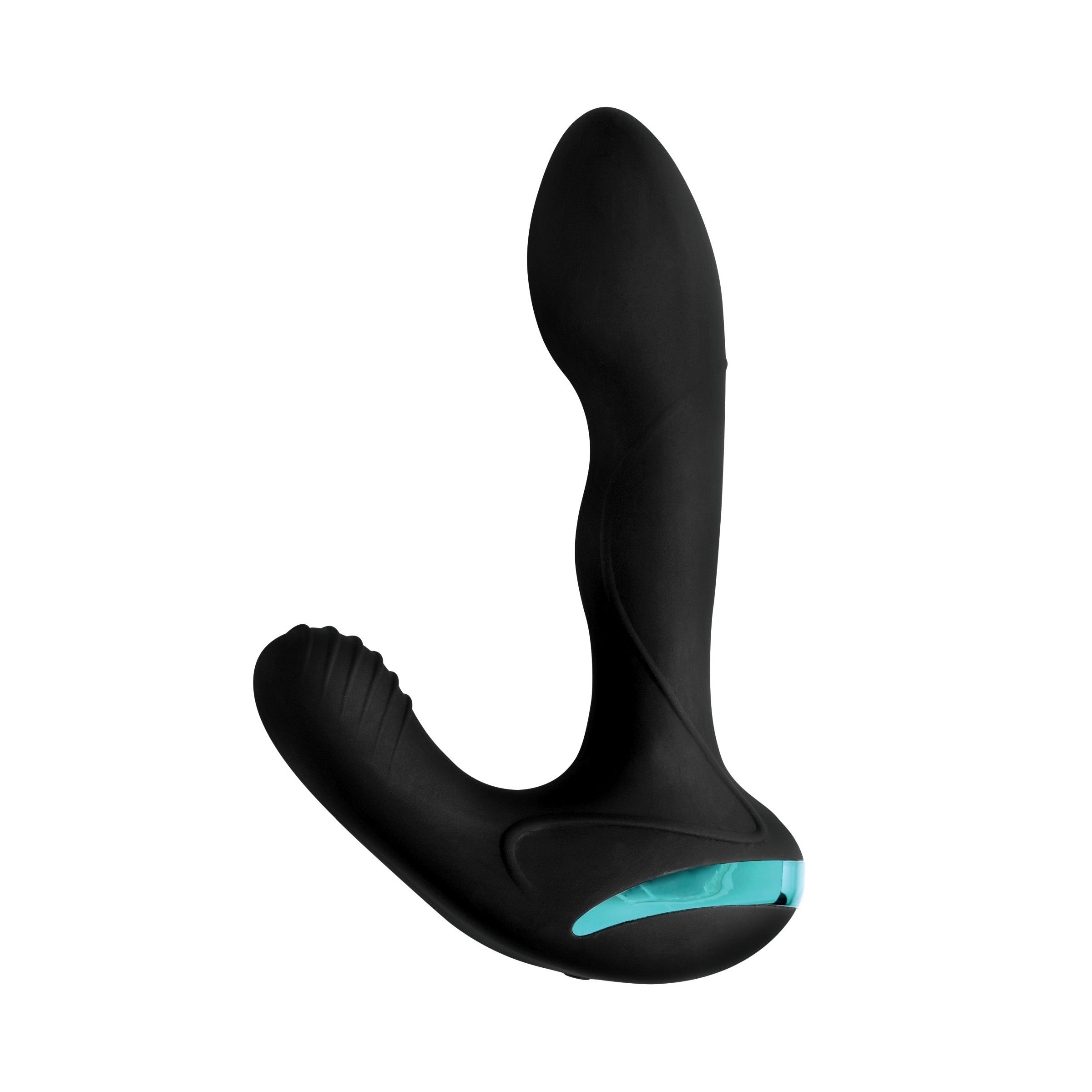 Prostatic Play Maverick Rotating Vibrating Silicone Prostate Stimulator Black