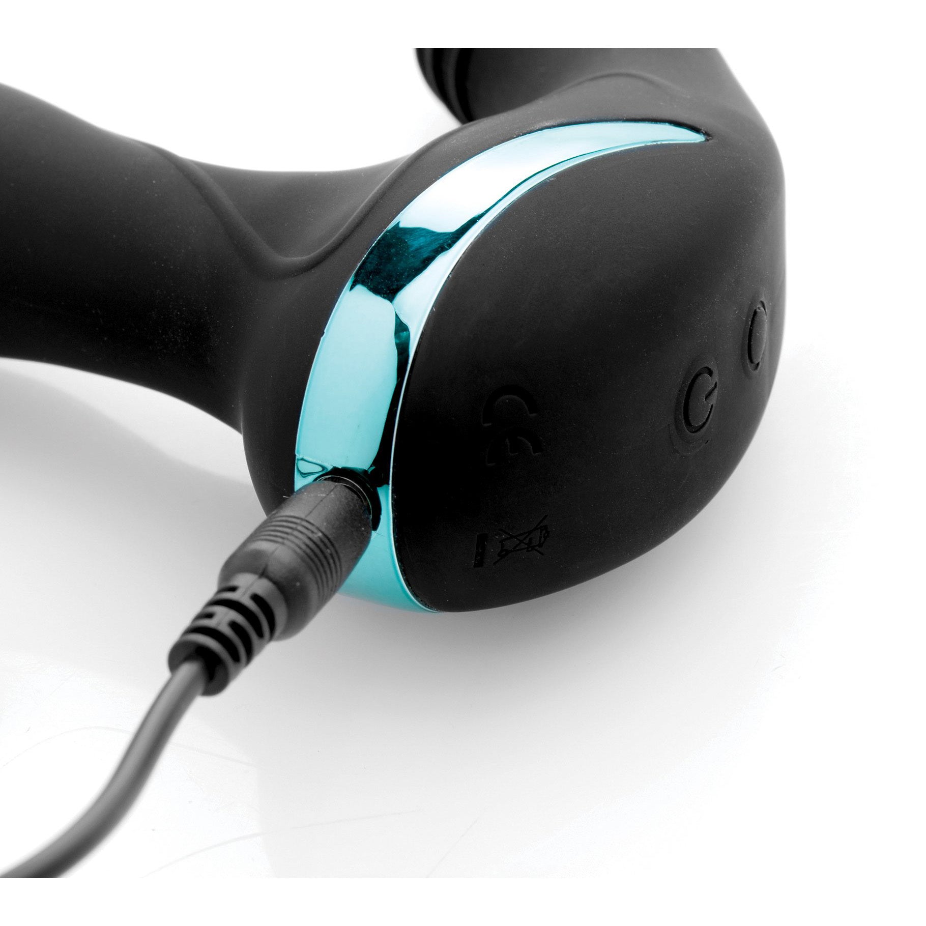 Prostatic Play Maverick Rotating Vibrating Silicone Prostate Stimulator Black