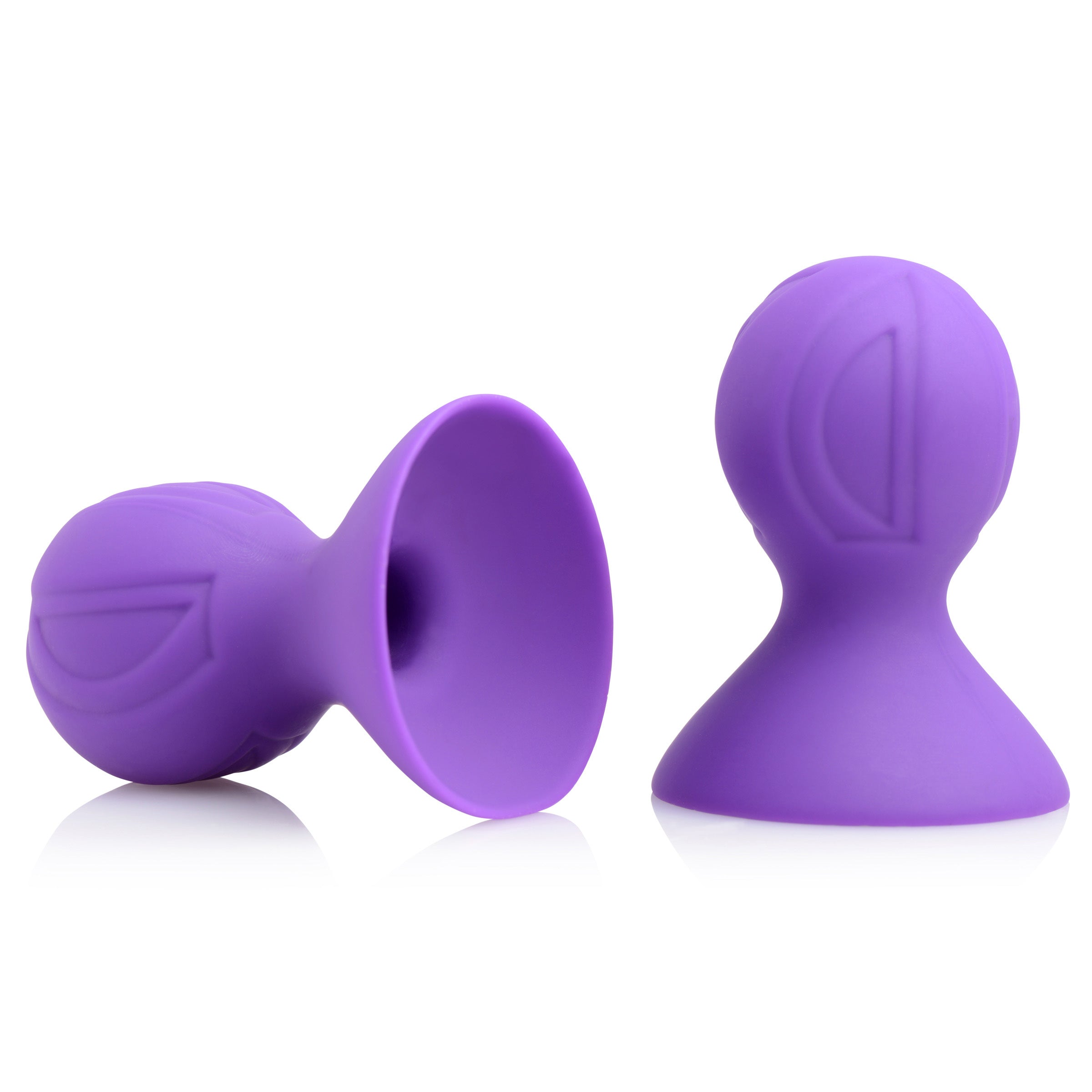 Frisky Violets Silicone Nipple Suckers Purple