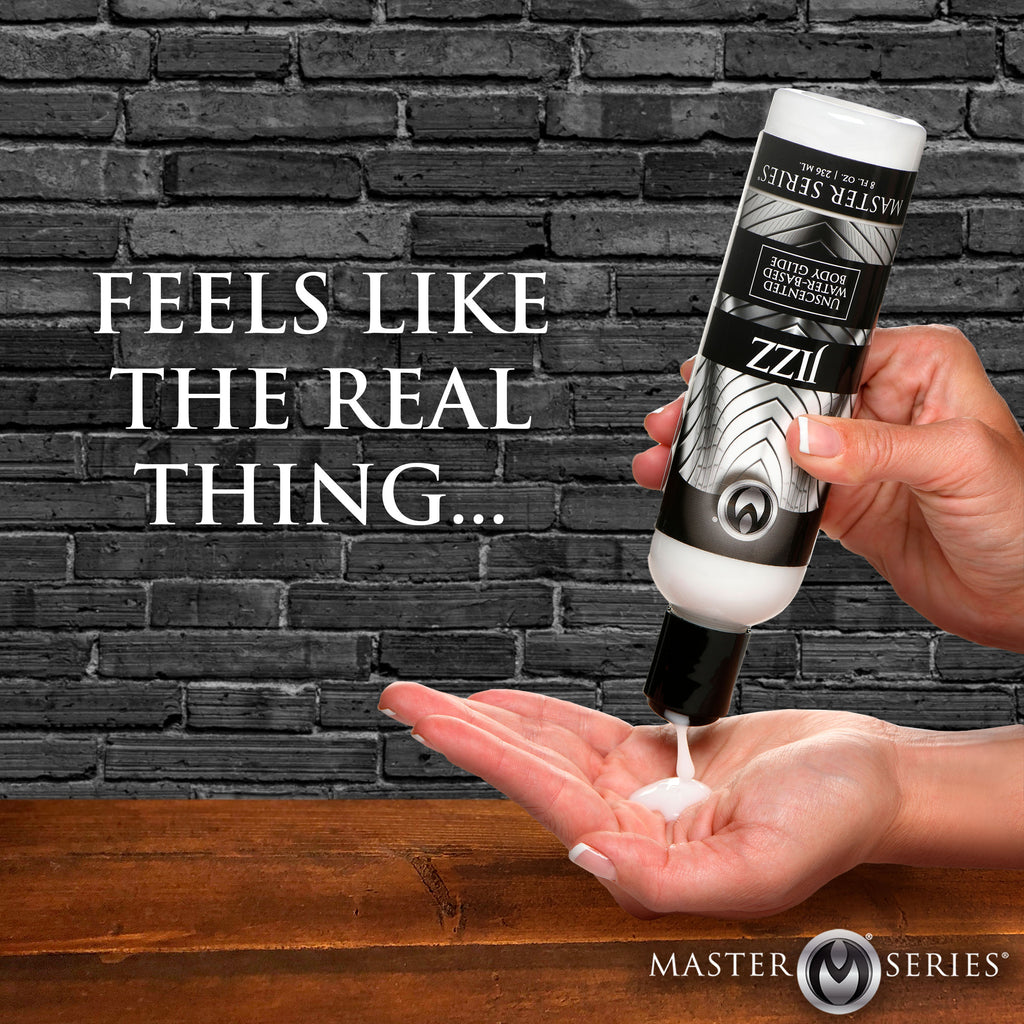 Master Series Jizz Unscented Water-Based Lube 8oz White