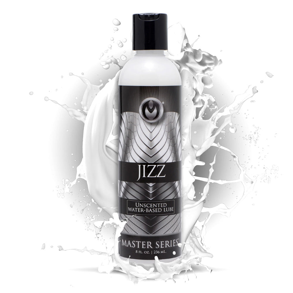 Master Series Jizz Unscented Water-Based Lube 8oz White