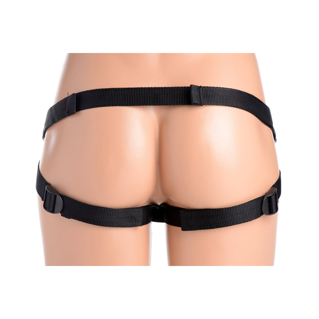 Strap U Double G Deluxe Vibrating Strap On Kit Purple