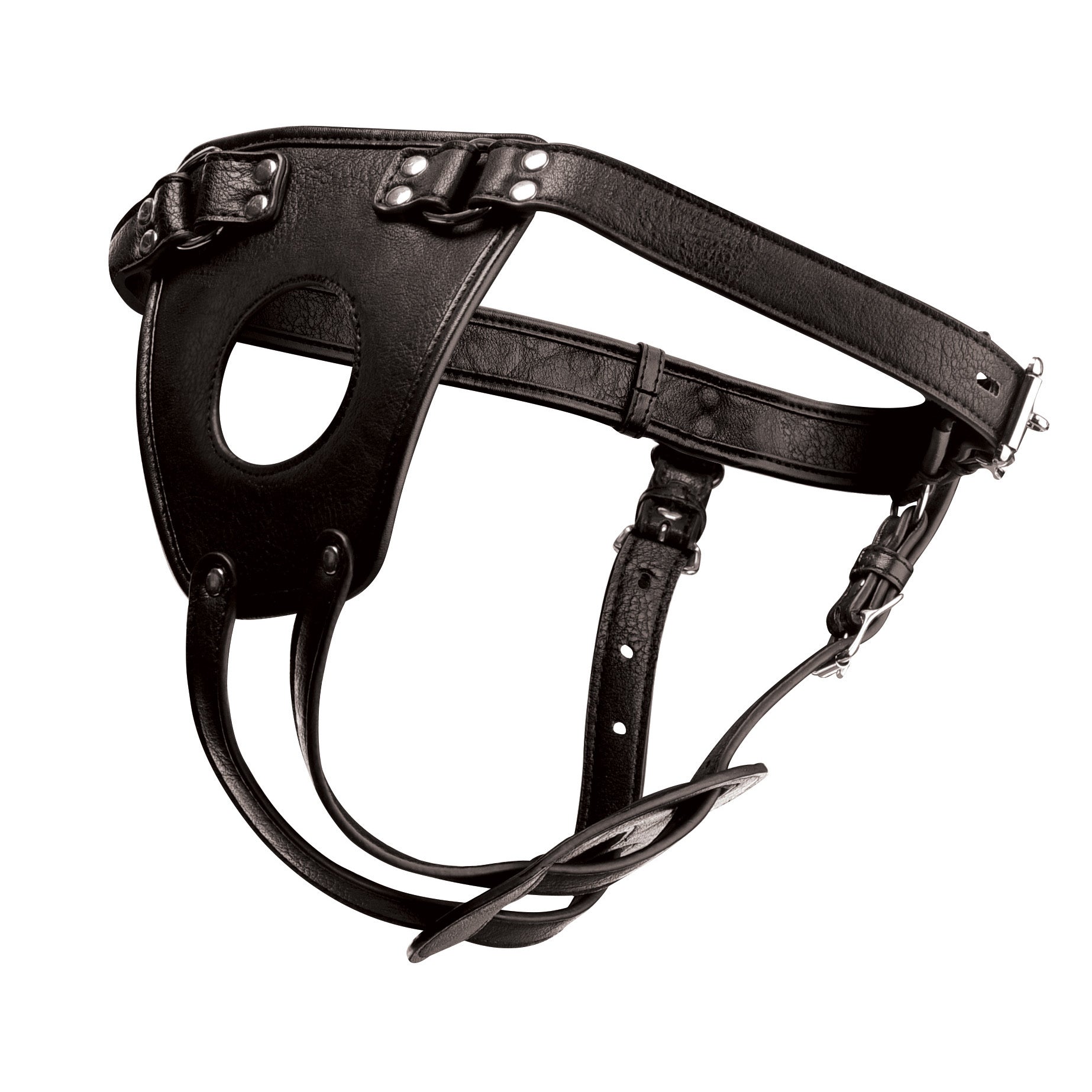 Master Series Ass Holster Anal Plug Harness Black