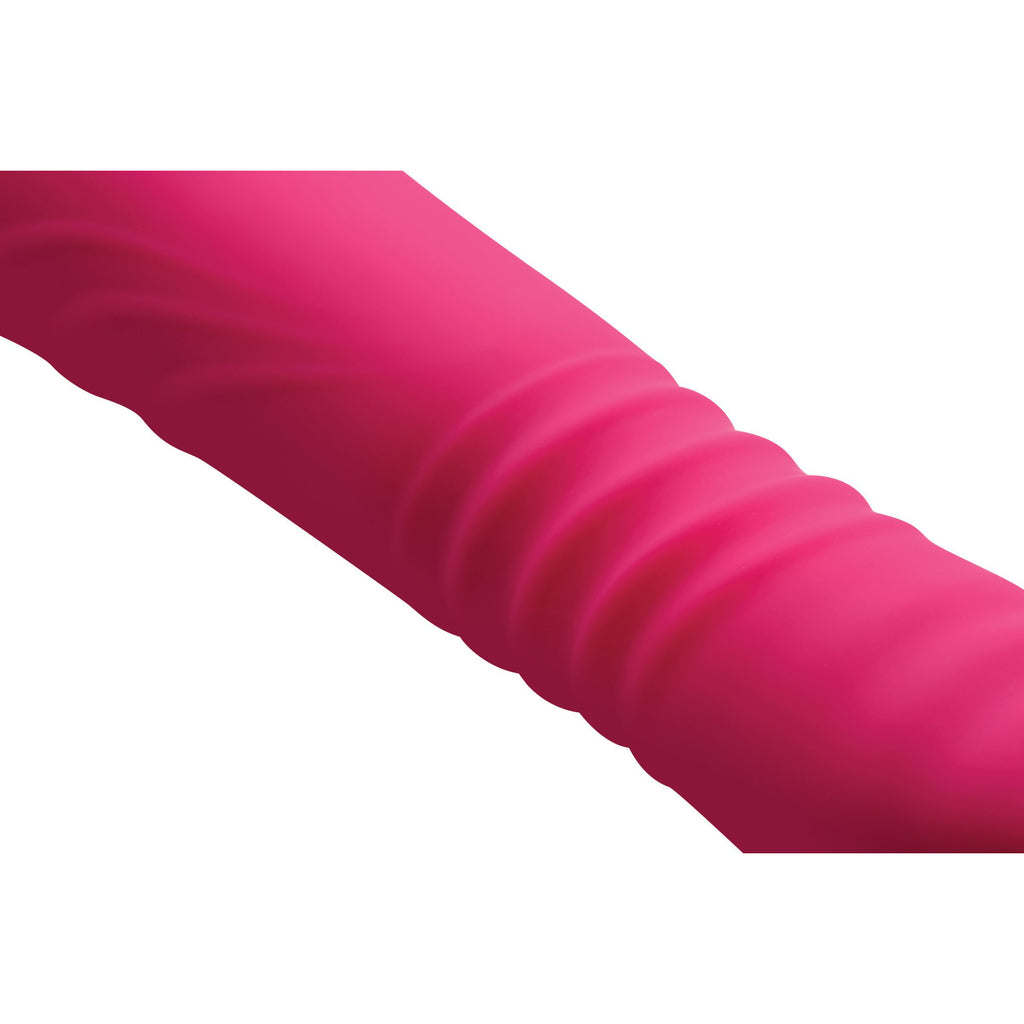 Inmi Ultra Thrusting and Vibrating Silicone Wand Pink