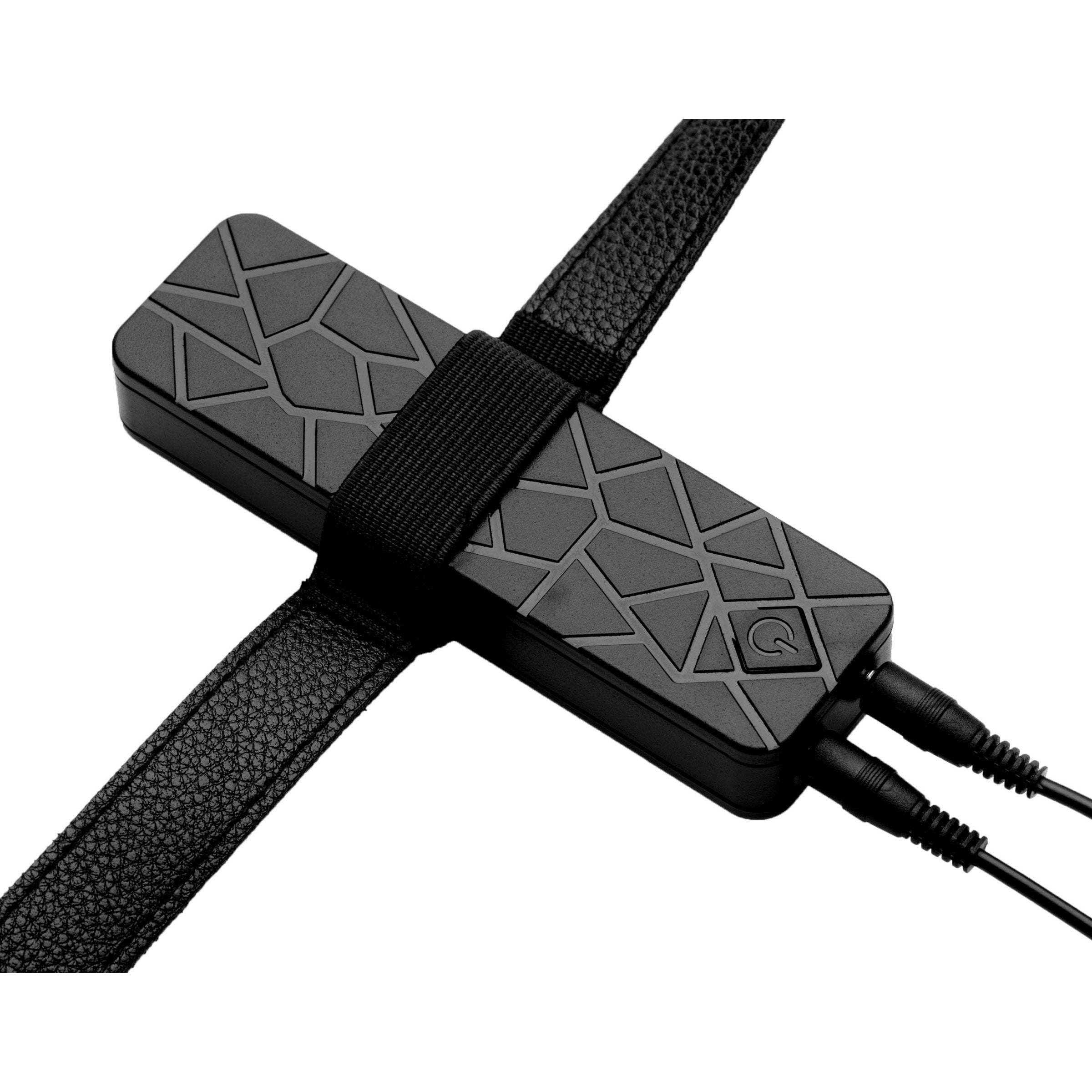 Strap U Power Pegger Silicone Vibrating Double Dildo with Harness Flesh