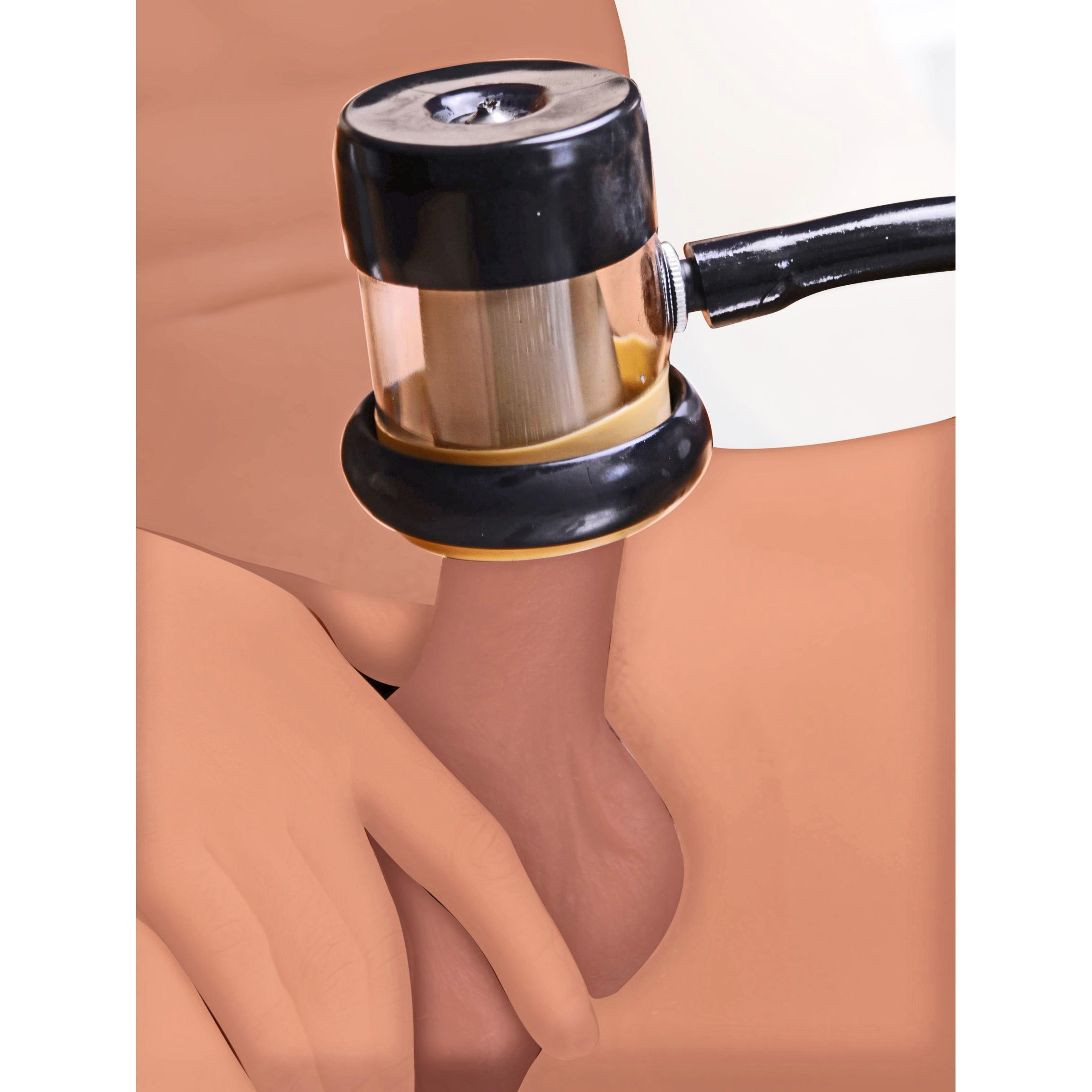 LoveBotz Small Cylinder for Milker Deluxe Stroker Flesh