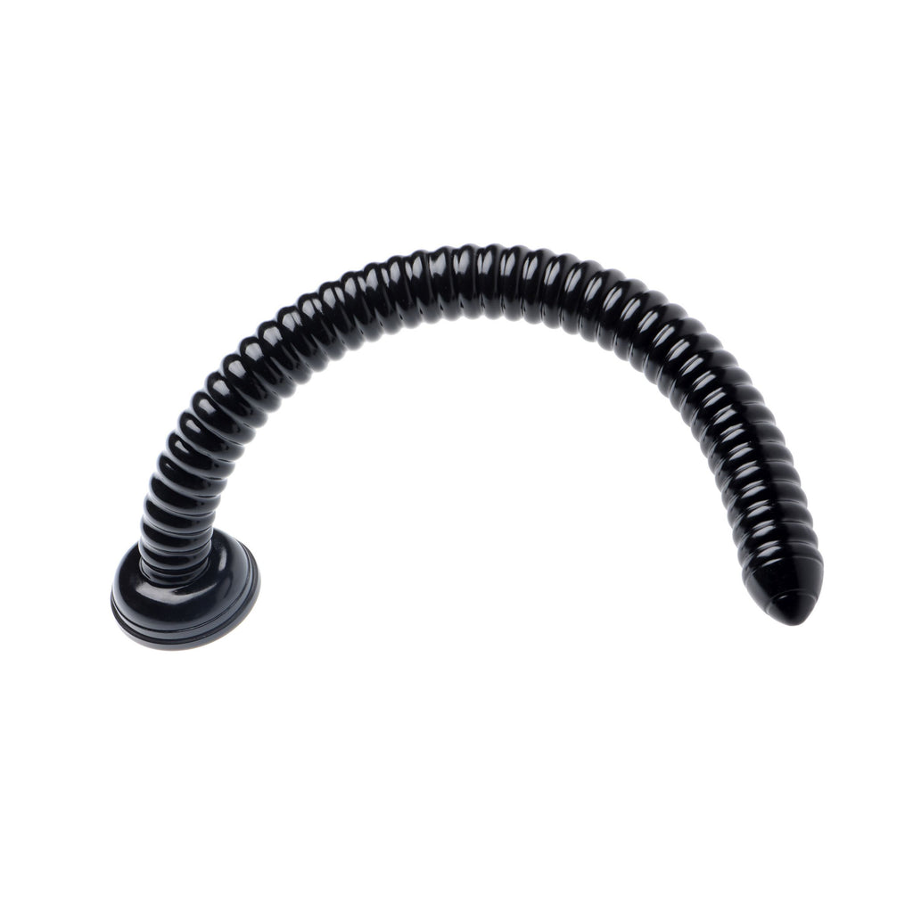 Hosed Hosed 19 Inch Ribbed Anal Snake Black