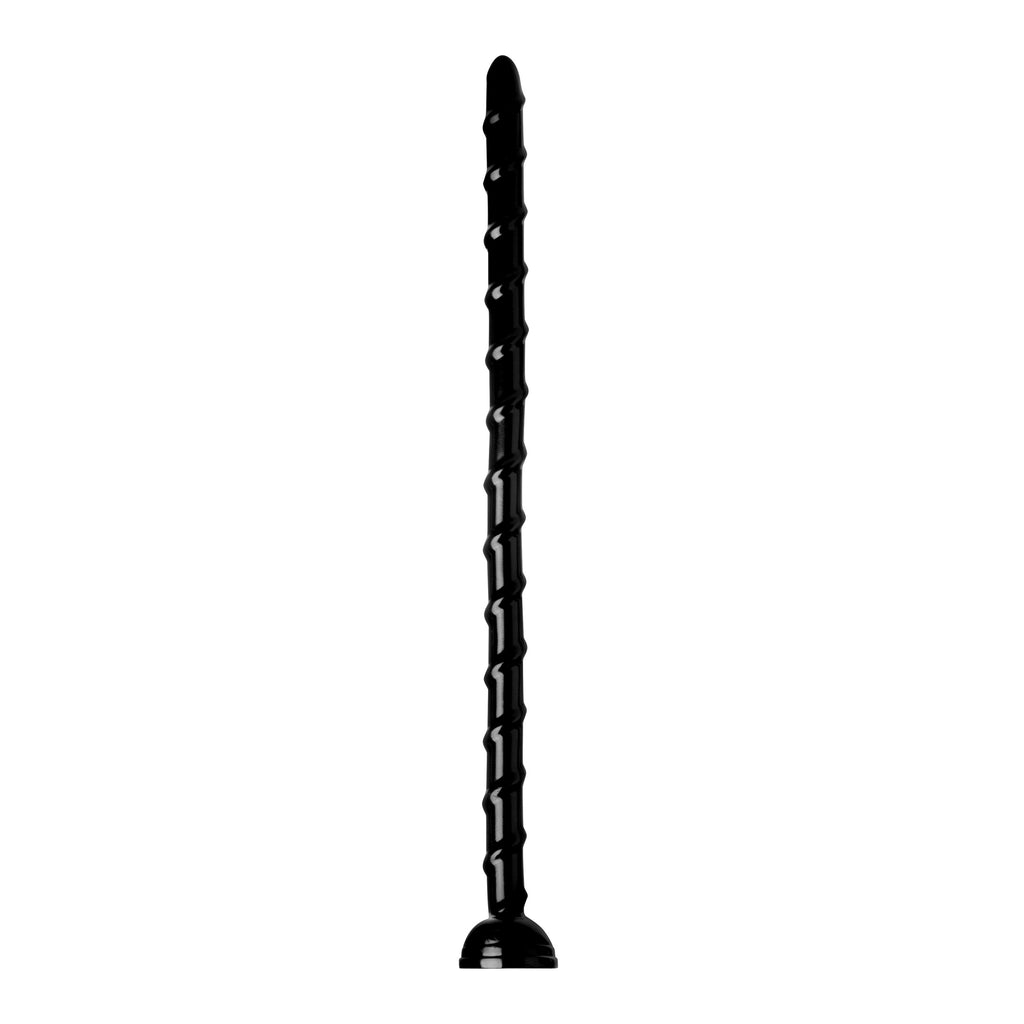 Hosed Hosed 18 Inch Swirl Thin Anal Snake Black