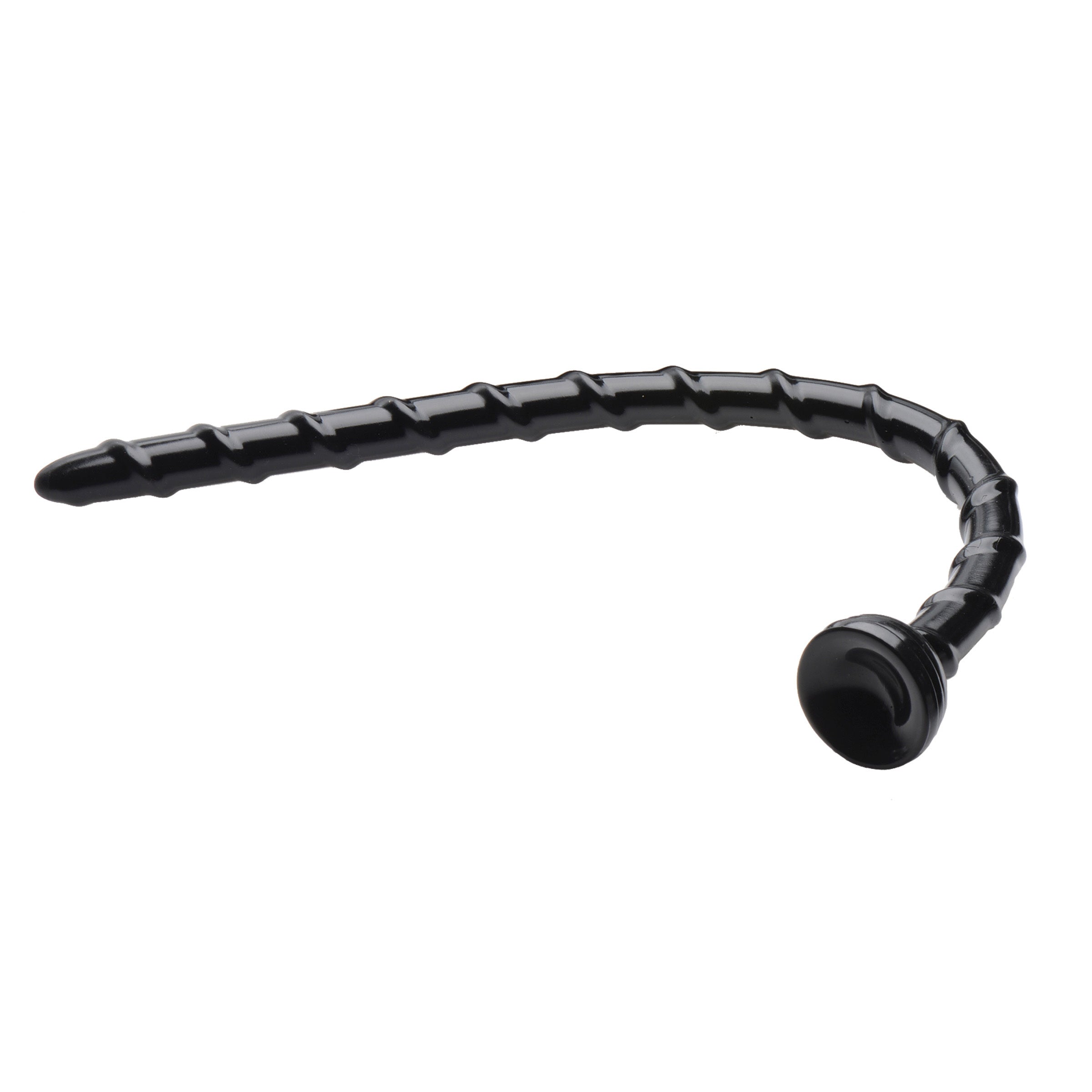 Hosed Hosed 18 Inch Swirl Thin Anal Snake Black