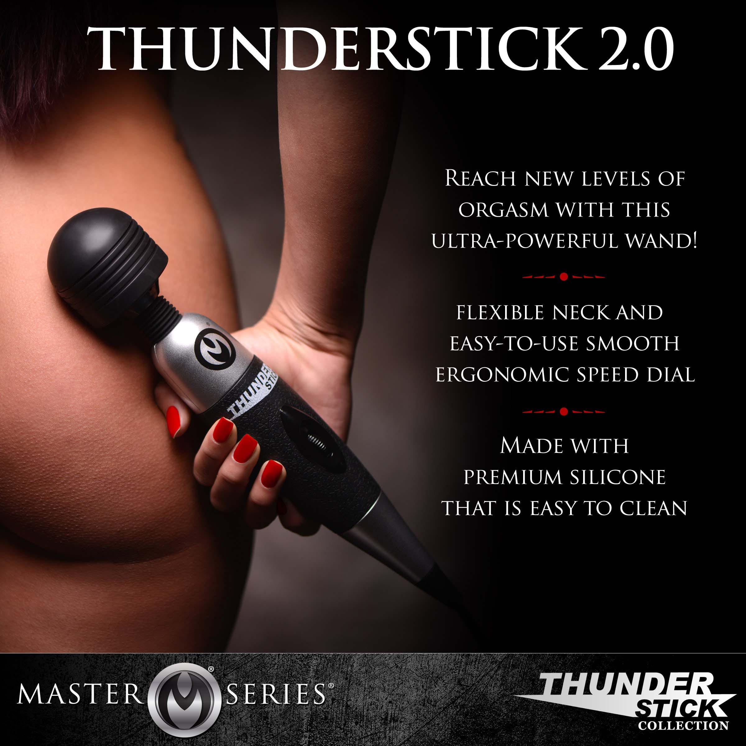Master Series Thunderstick 2.0 Super Charged Power Wand Black