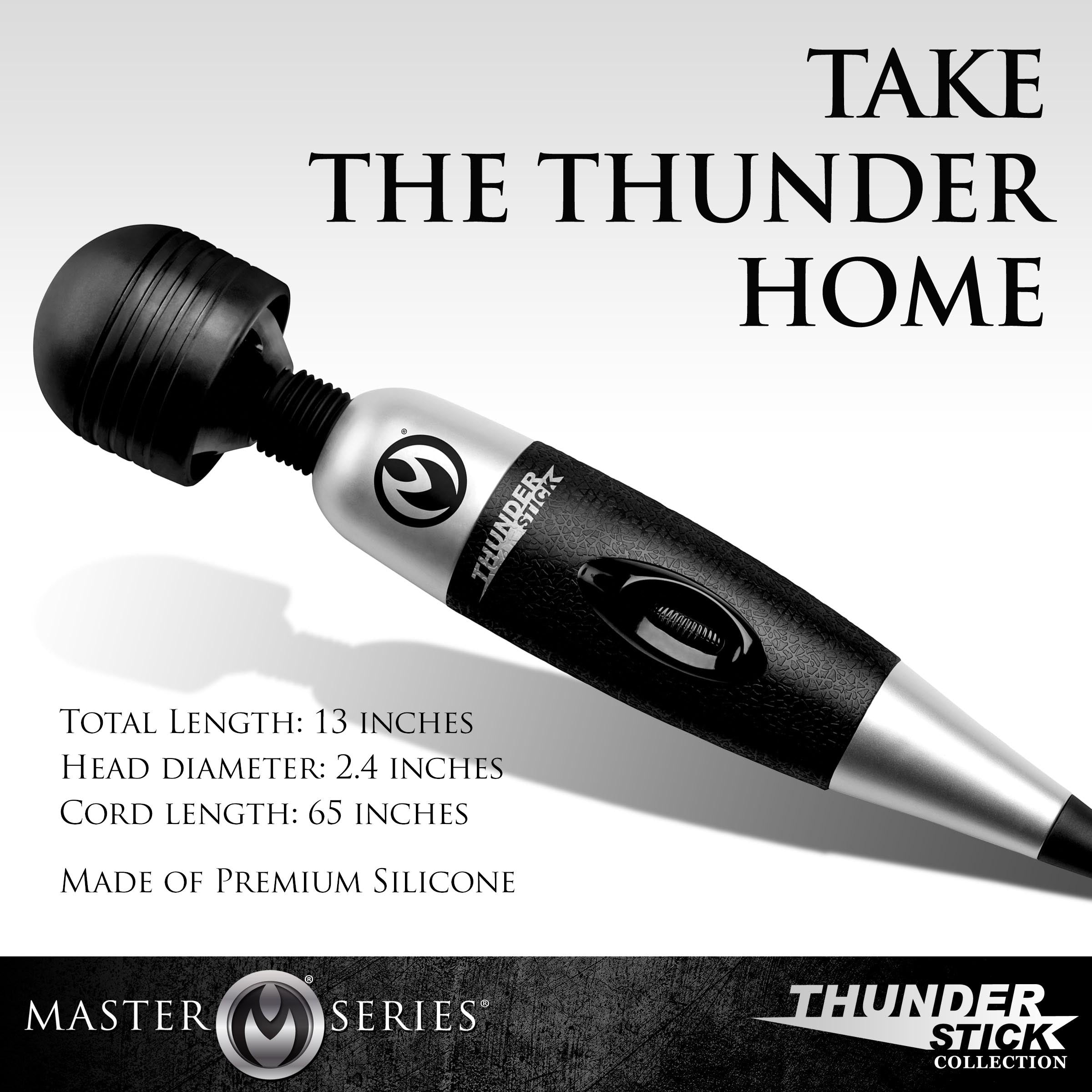 Master Series Thunderstick 2.0 Super Charged Power Wand Black