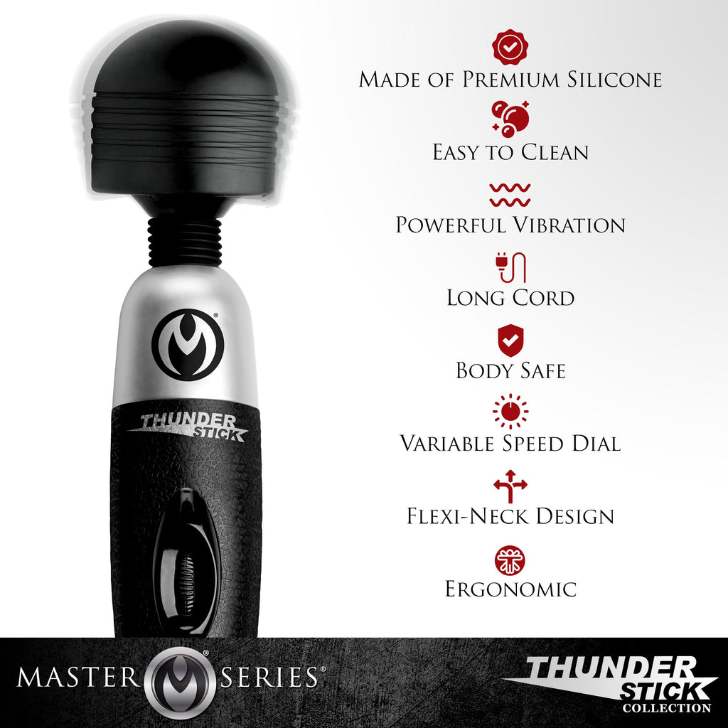 Master Series Thunderstick 2.0 Super Charged Power Wand Black