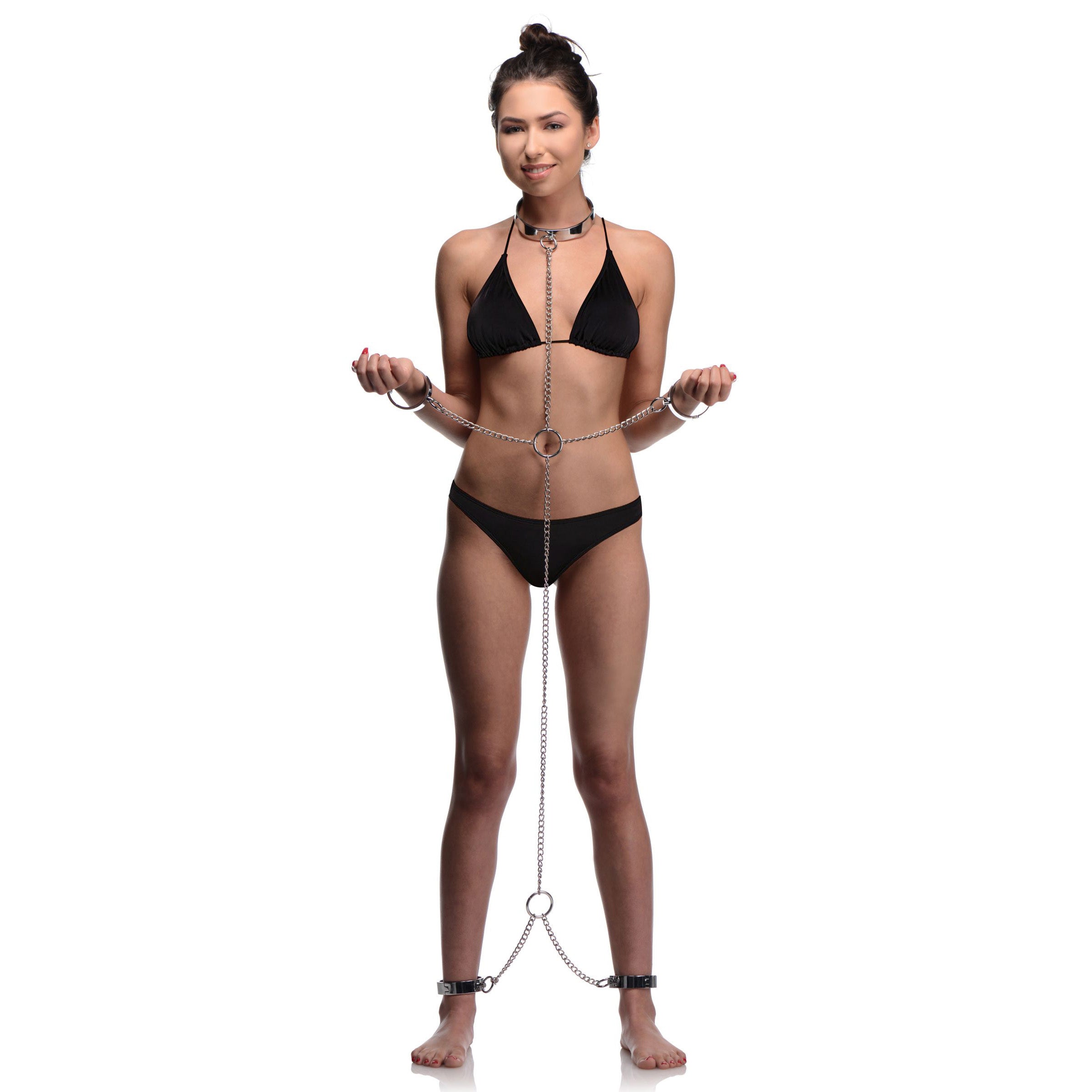 Master Series 5 Piece Stainless Steel Shackle Set - Large Grey