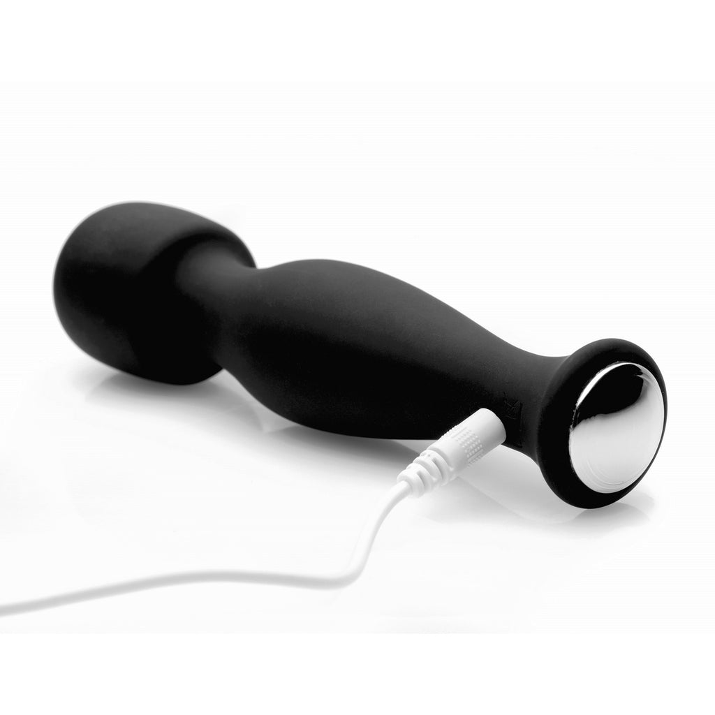 Inmi Mighty Pleaser Powerful 10x Silicone Wand Massager Black